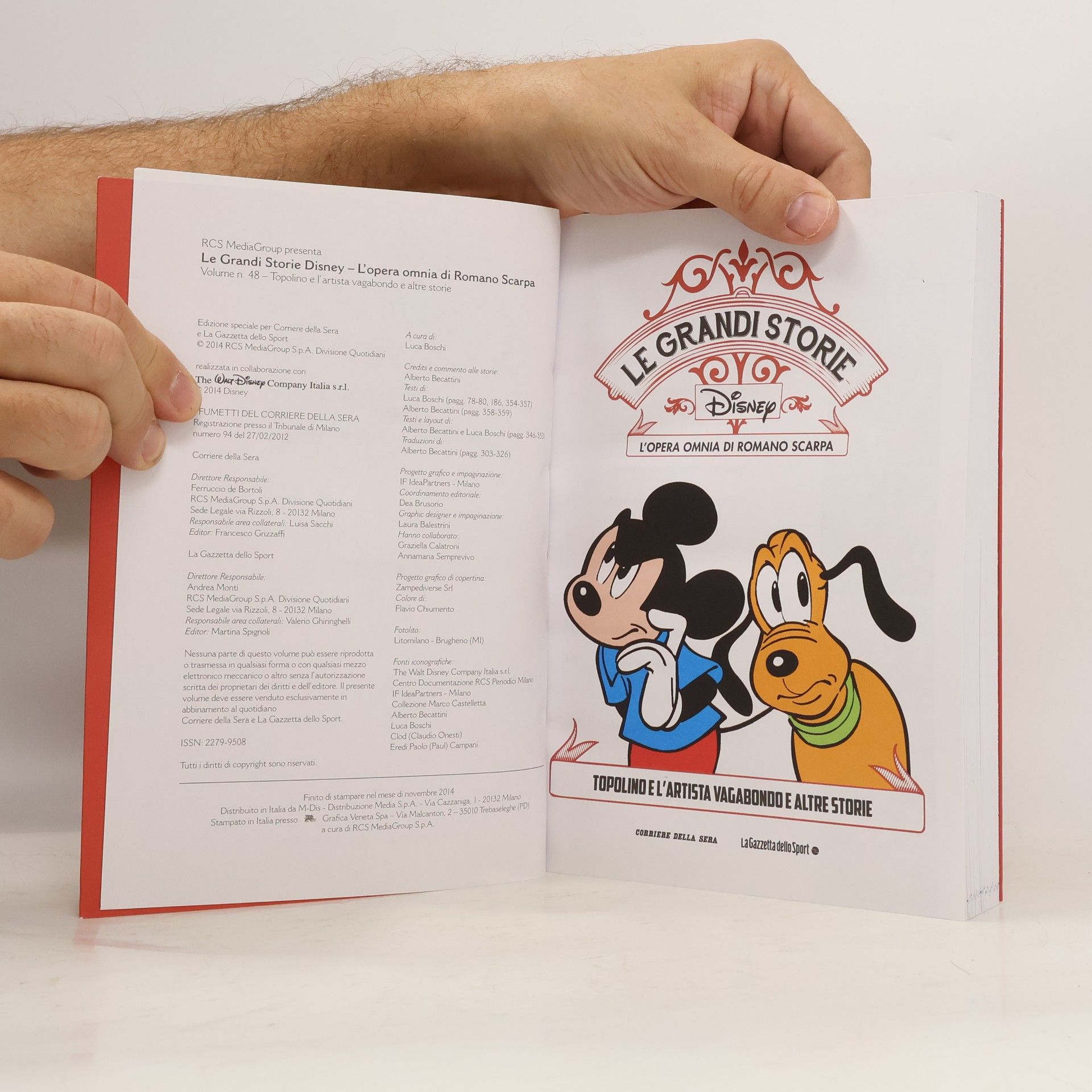 Romano Scarpa Topolino e l’artista vagabondo e altre storie