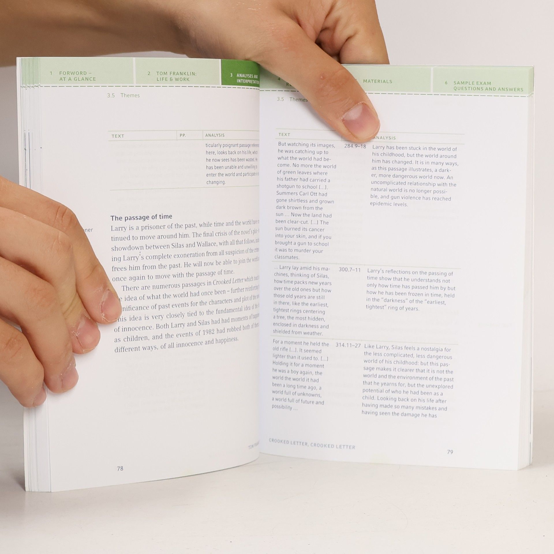 Patrick Charles Textanalyse und Interpretation zu Tom Franklin, Crooked letter, crooked letter