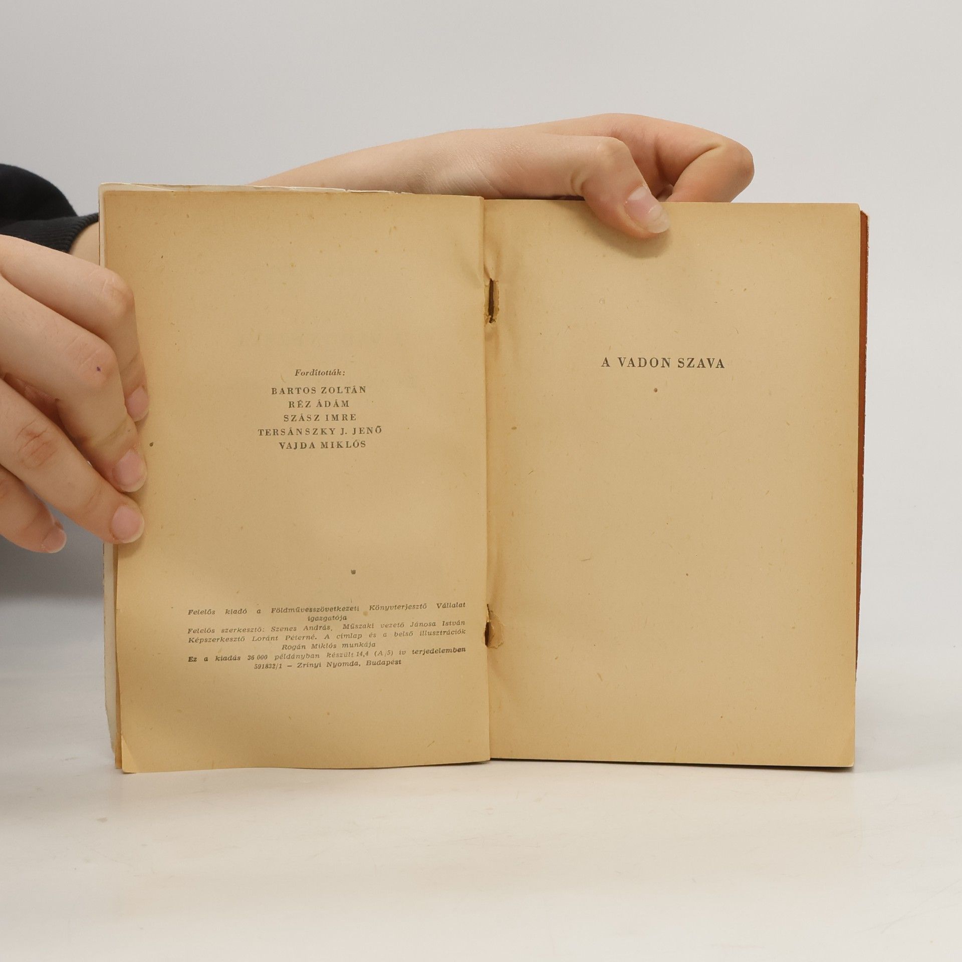 Jack London A vadon szava