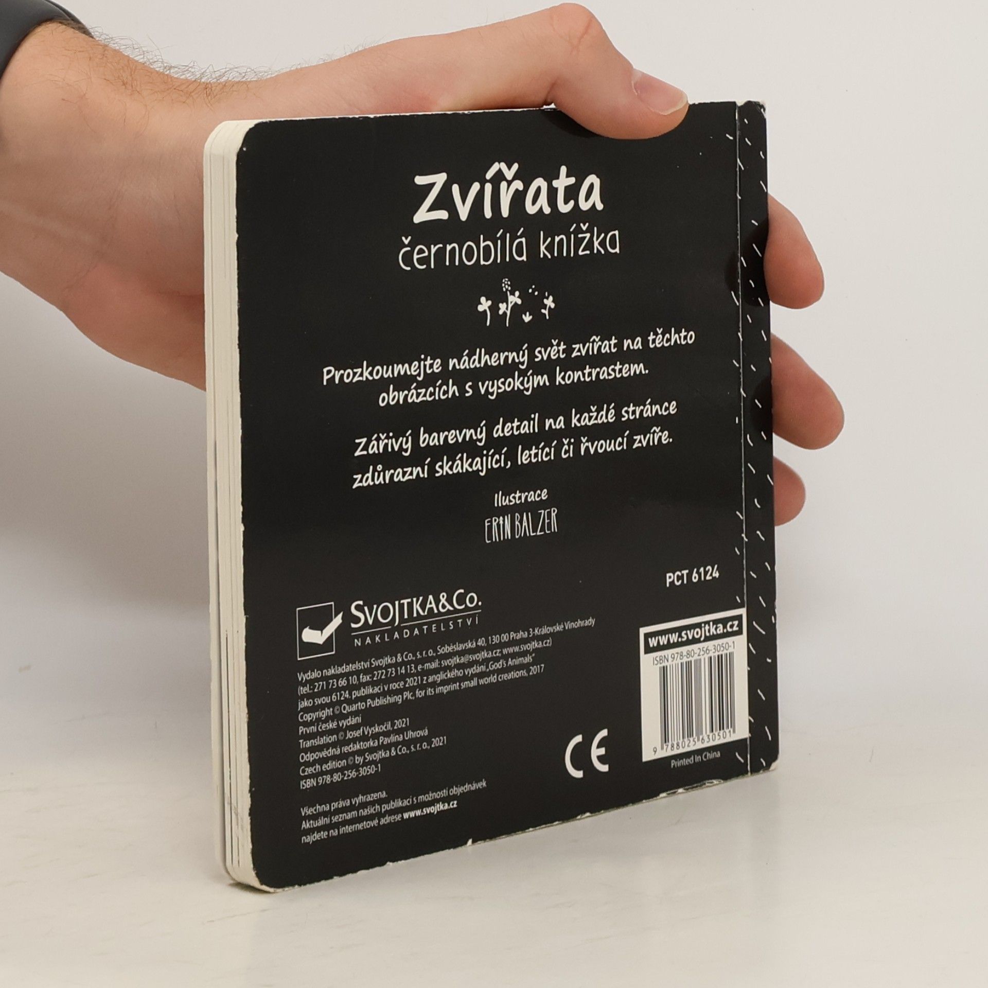 Erin Balzer Zvířata : černobílá knížka