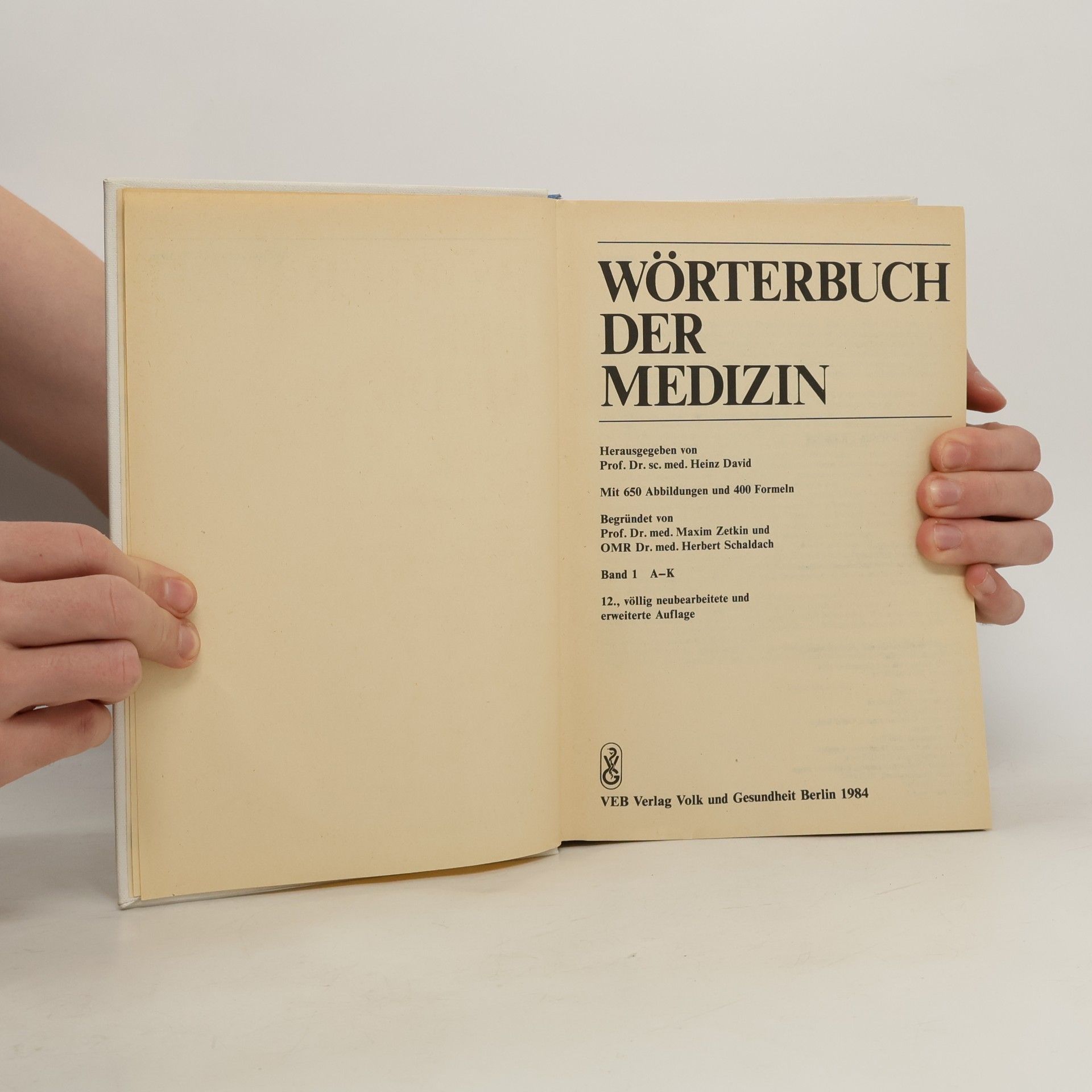 Autorenkollektiv Wörterbücher der Medizin. Band 1 A-K