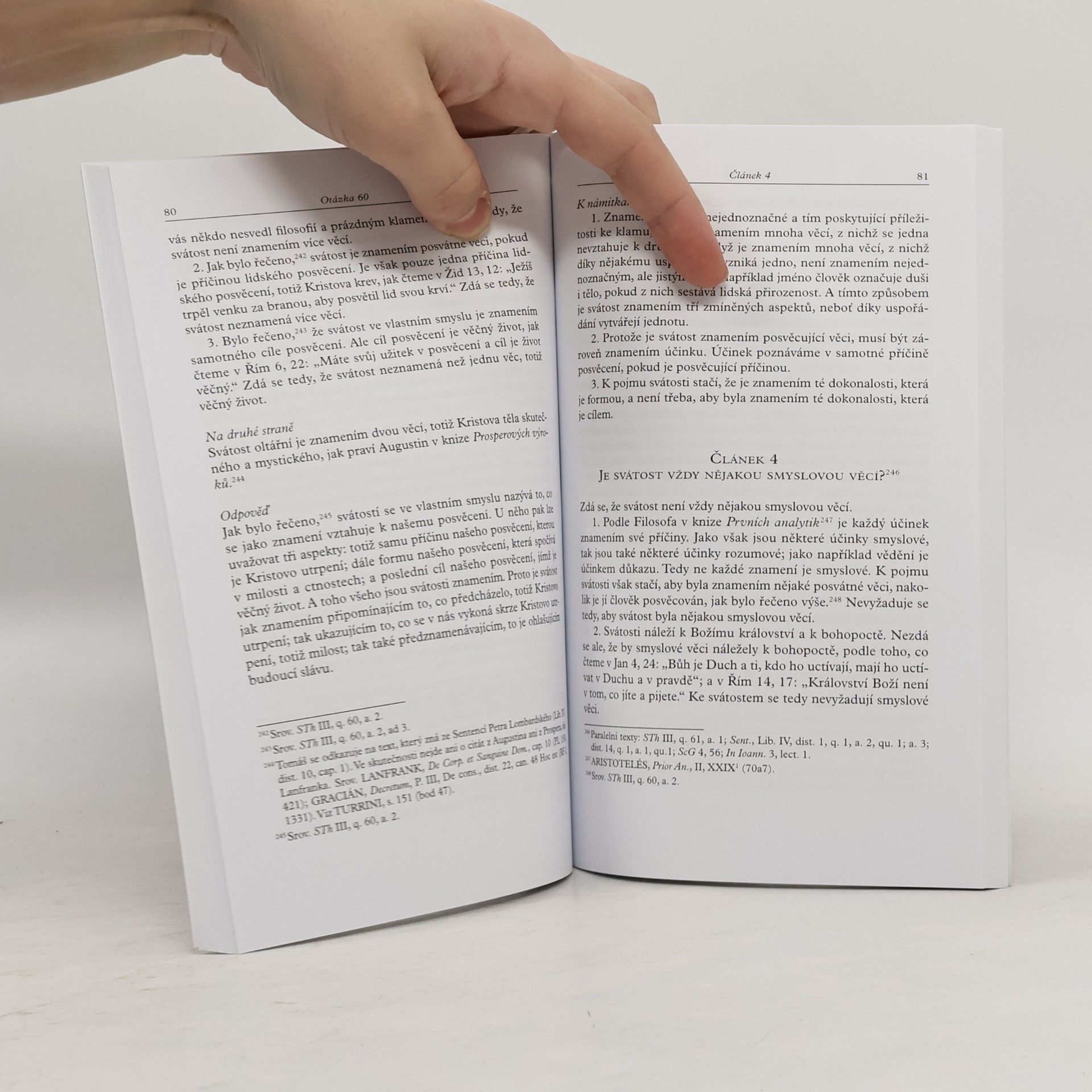 Benedikt Mohelník O svátostech obecně v Teologické sumě : STh III, q. 60-65