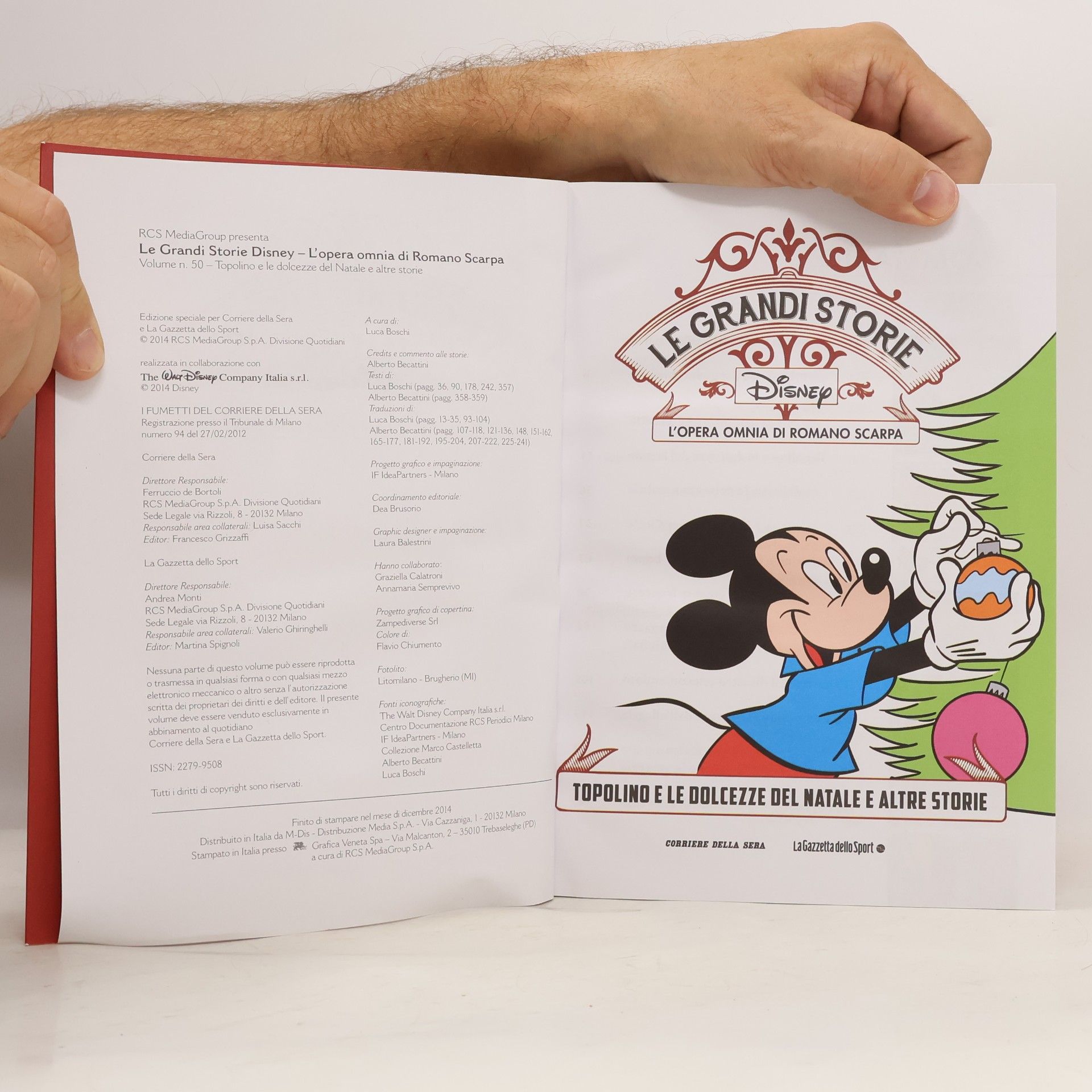 Romano Scarpa Topolino e le dolcezze del Natale e altre storie