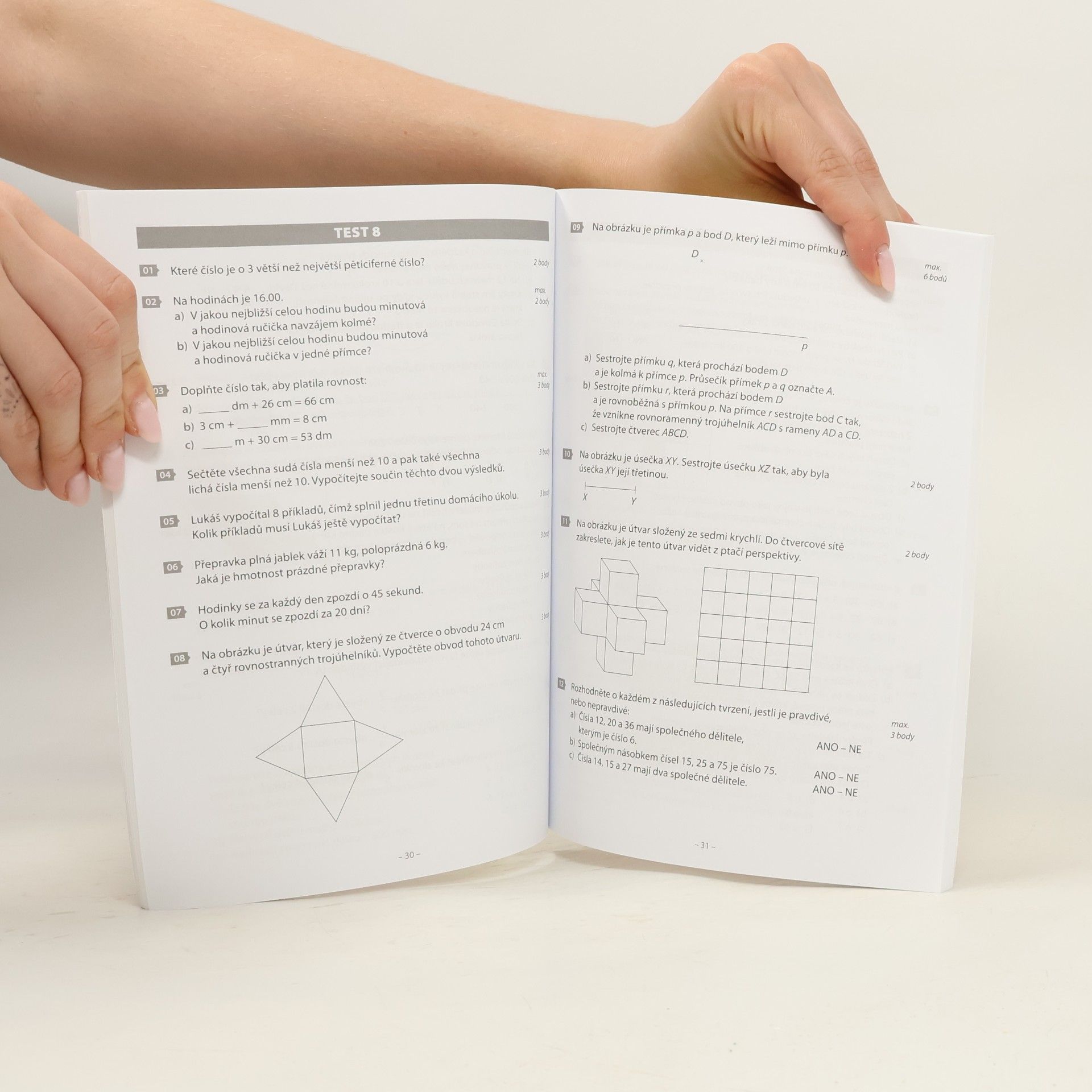 Martin Dytrych Testy pro páťáky k jednotným přijímacím zkouškám na osmiletá gymnázia : matematika : 320 úloh