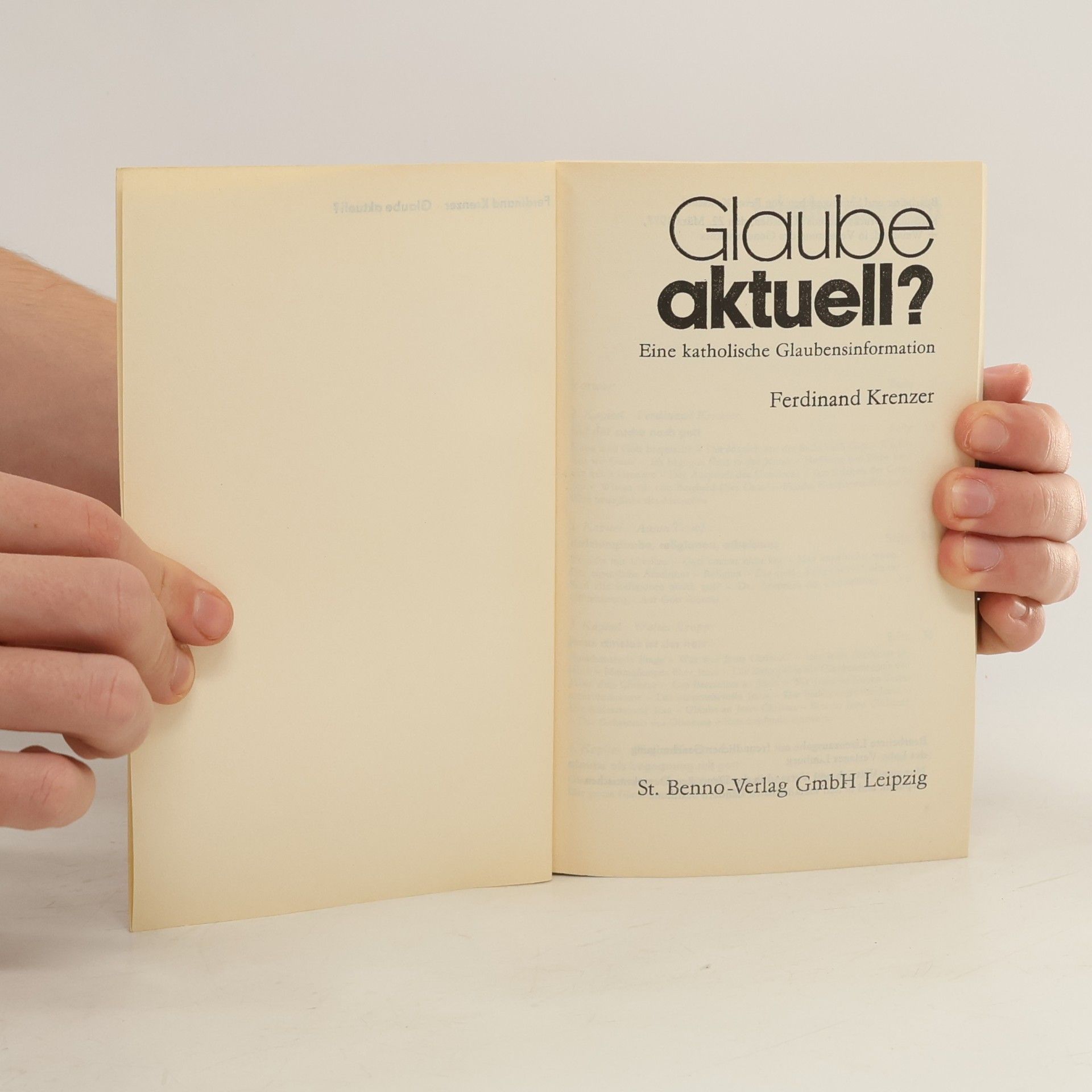 Joachim Thamm Glaube aktuall?