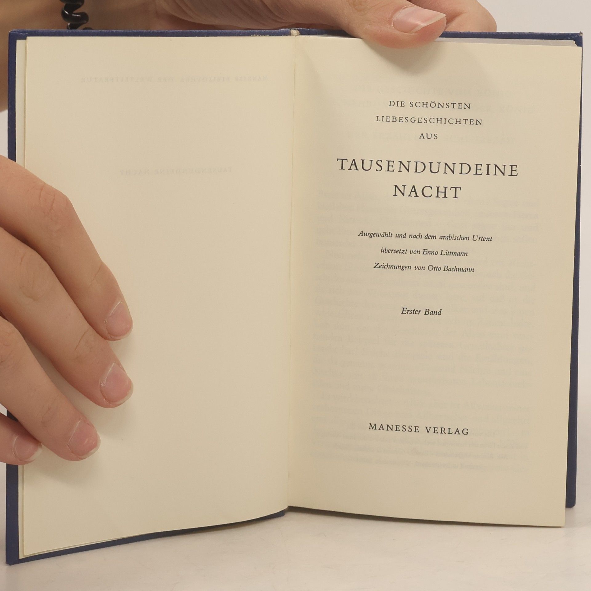 Enno Littmann Reisegeschichten aus tausendundeine Nacht