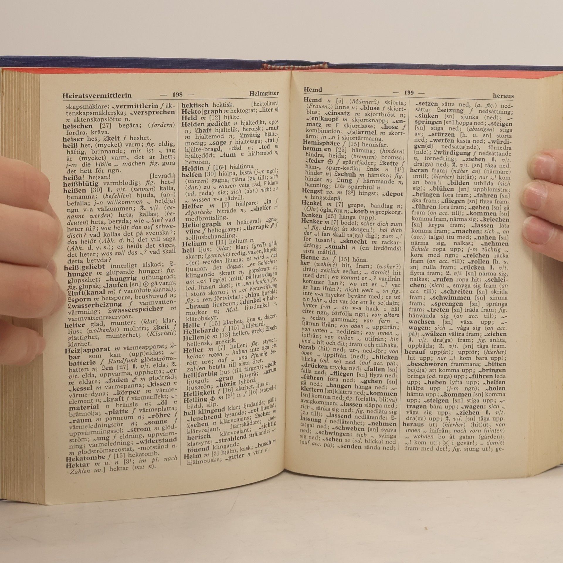 Hans Hellwig Langenscheidts Taschenwörterbuch II Deutsch-Schwedisch
