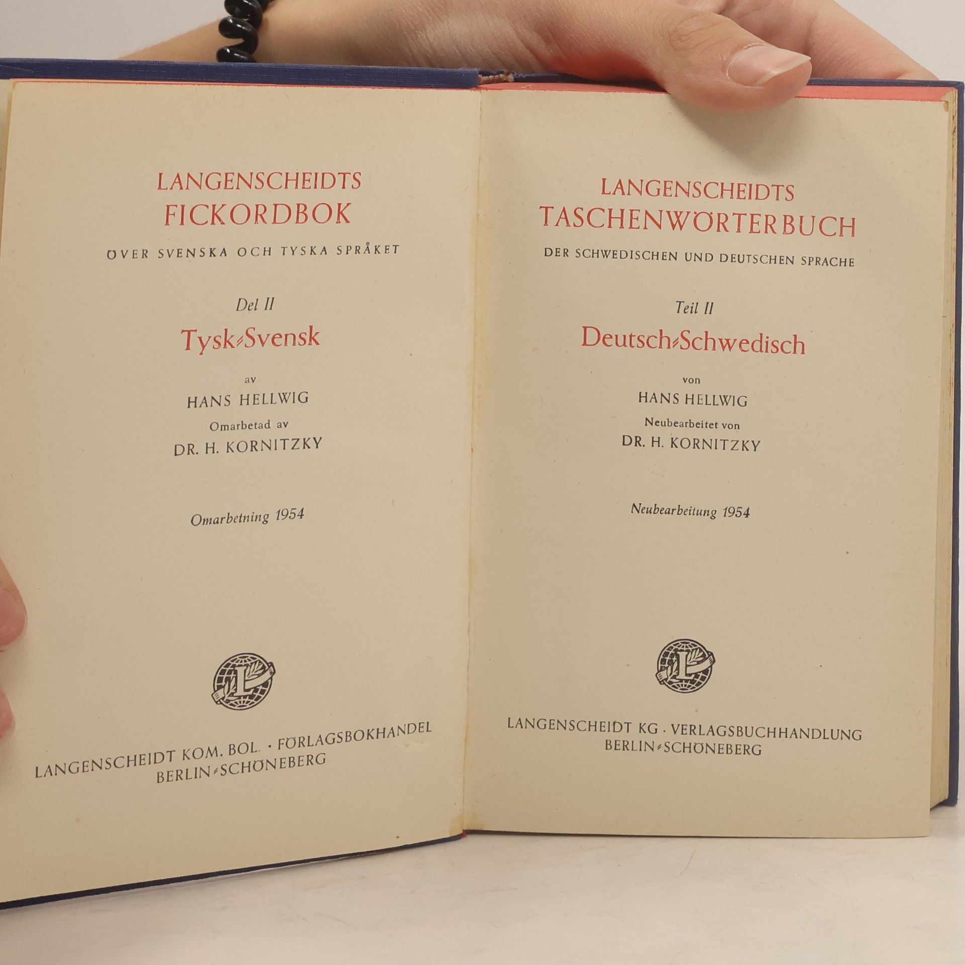 Hans Hellwig Langenscheidts Taschenwörterbuch II Deutsch-Schwedisch