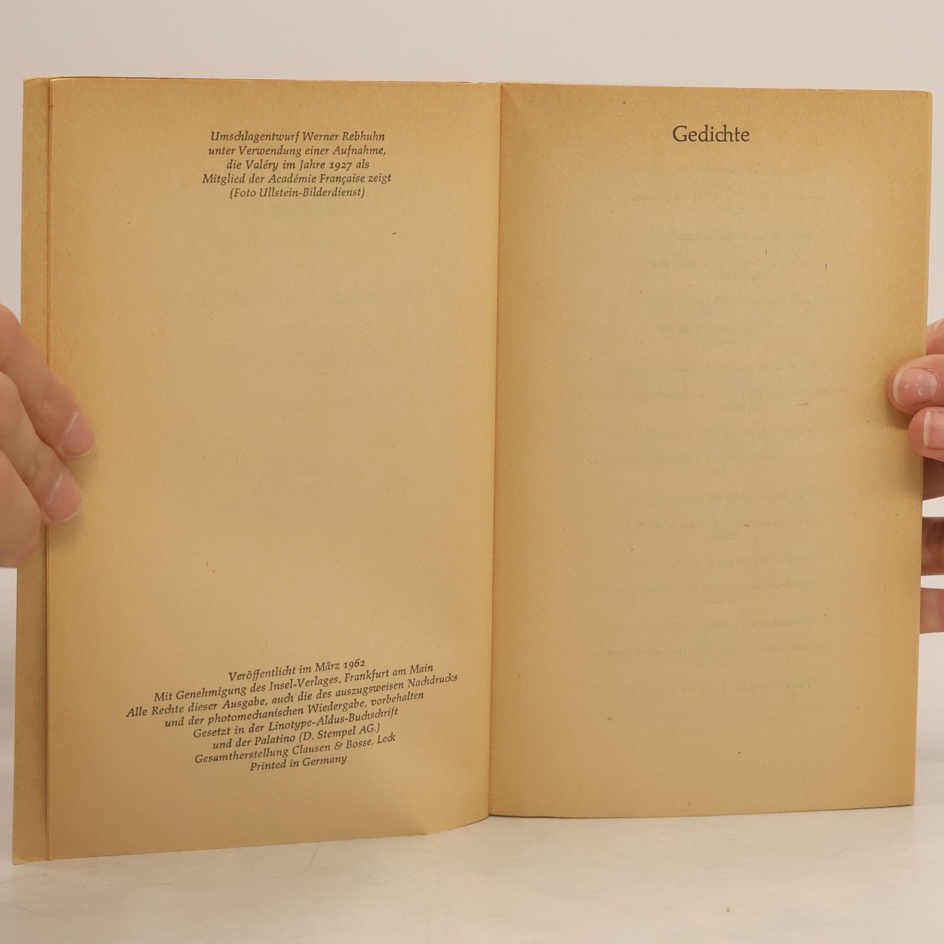 Paul Valéry Gedichte. Französisch und Deutsch - Die Seele und der Tanz - Eupalinos oder Der Architekt