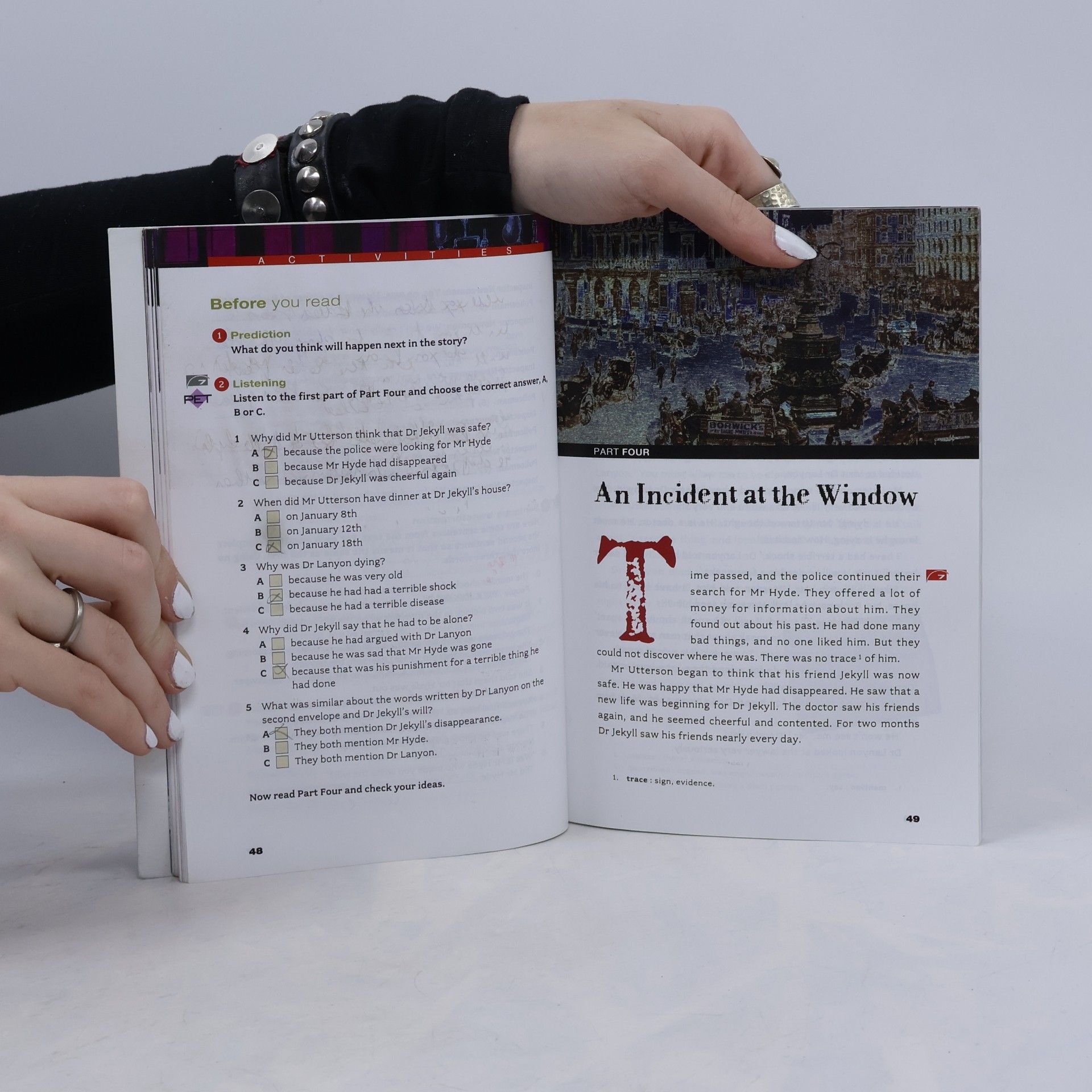 Maria Lucia De Vanna Reading & Training - Step Three B1.2: The Strange Case of Dr. Jekyll and Mr. Hyde, ESO y Bachillerato. Material Auxiliar