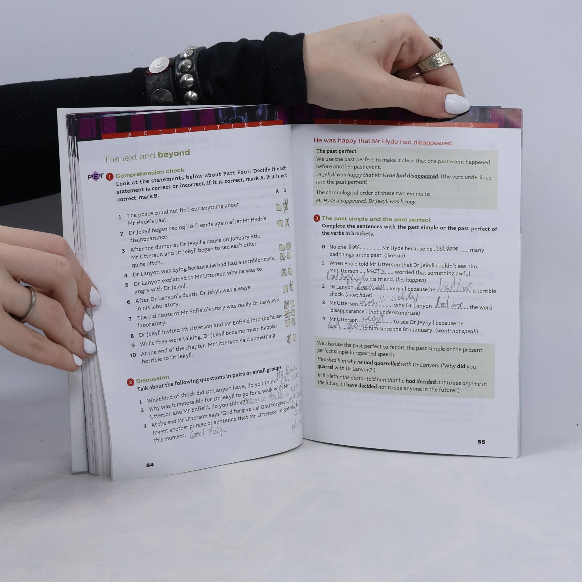 Maria Lucia De Vanna Reading & Training - Step Three B1.2: The Strange Case of Dr. Jekyll and Mr. Hyde, ESO y Bachillerato. Material Auxiliar