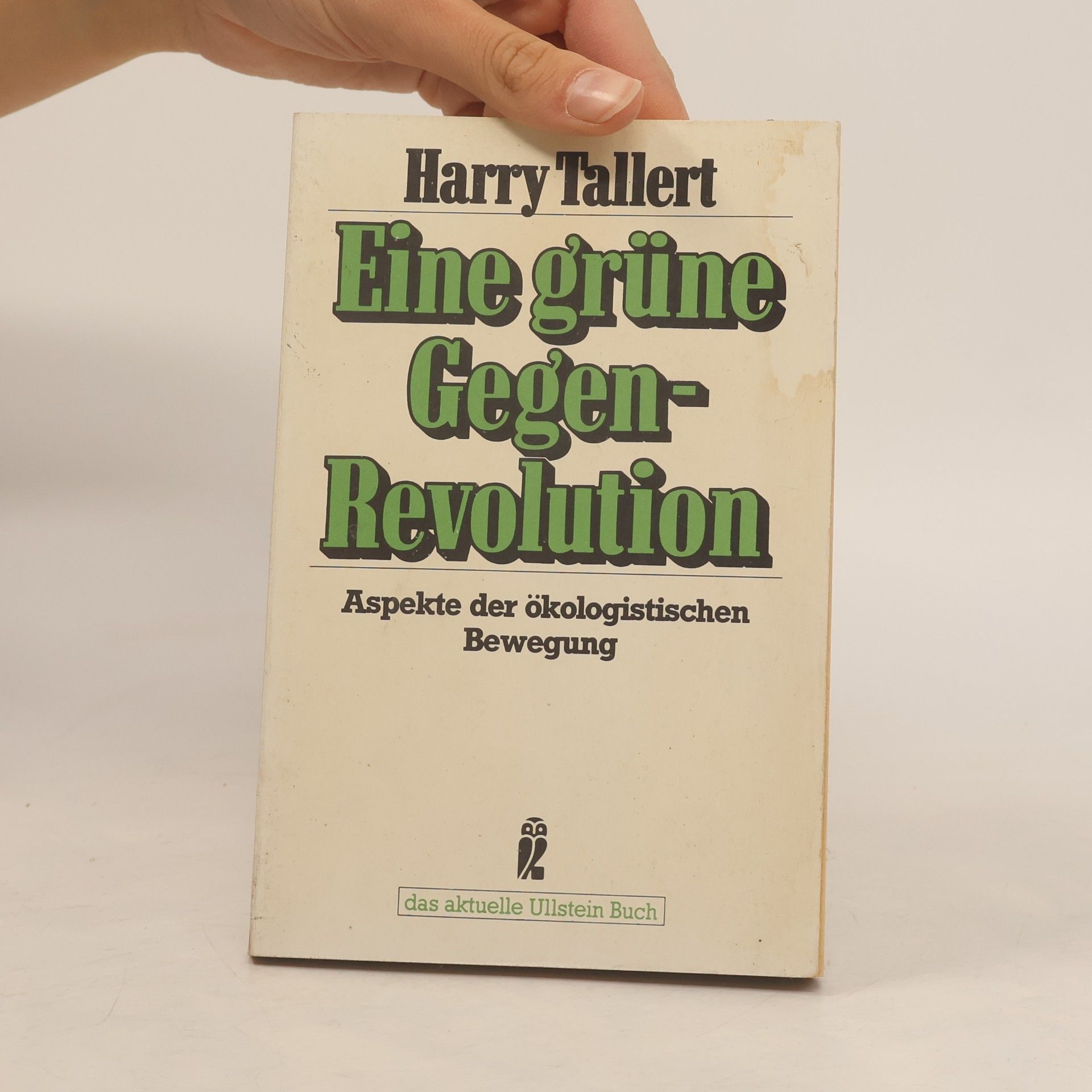 Harry Tallert Eine grüne Gegenrevolution