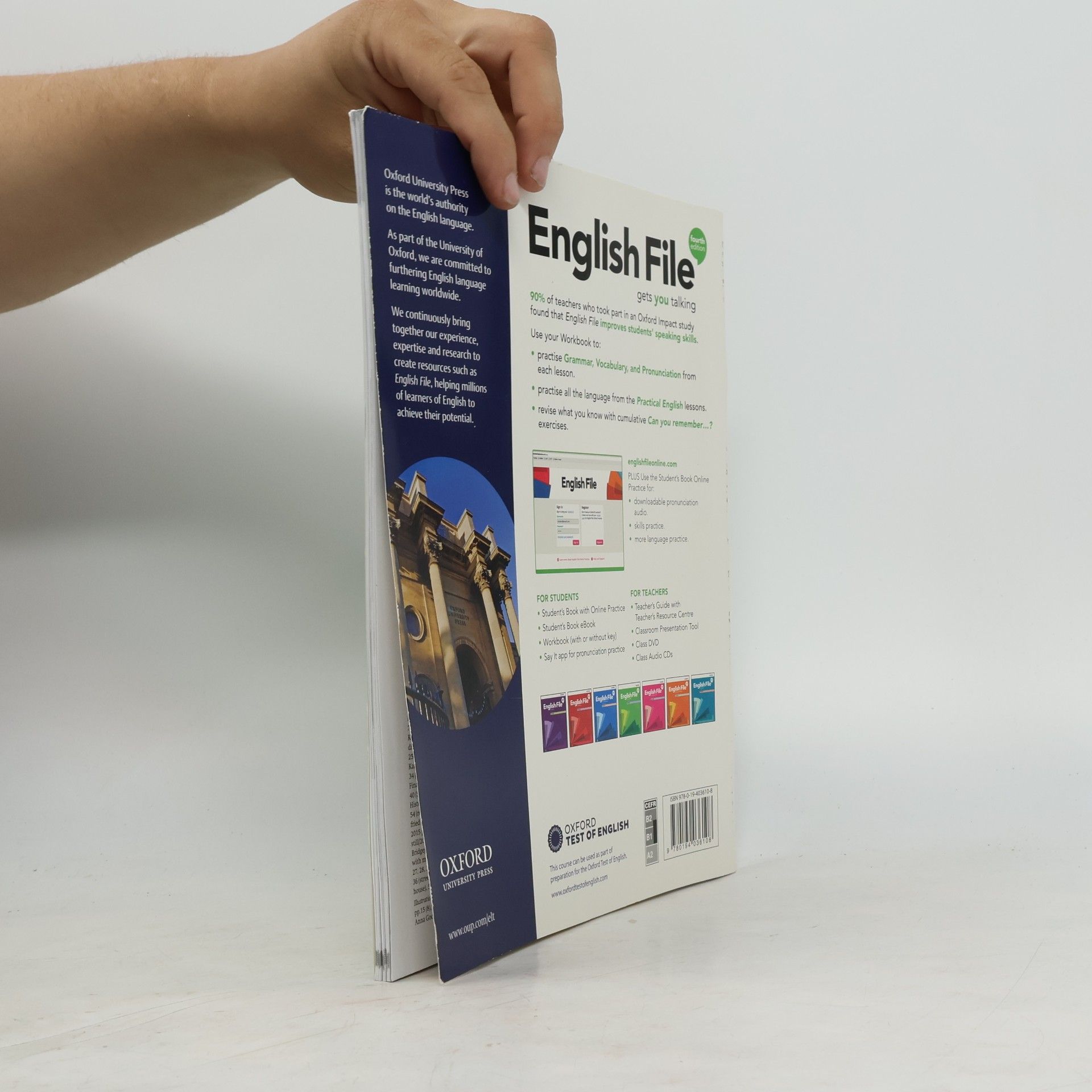 Collectif d'auteurs English File Intermediate Workbook with Key, fourth edition