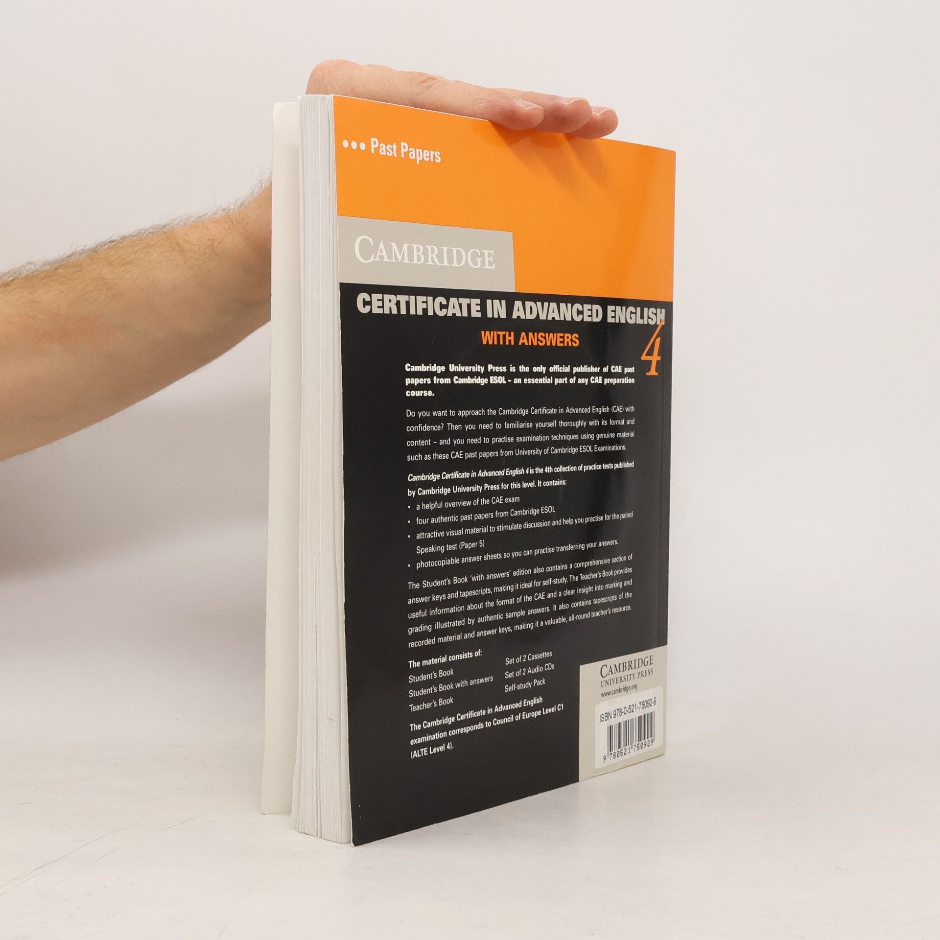 University of Cambridge Local Examinations Syndicate Cambridge Certificate in Advanced English