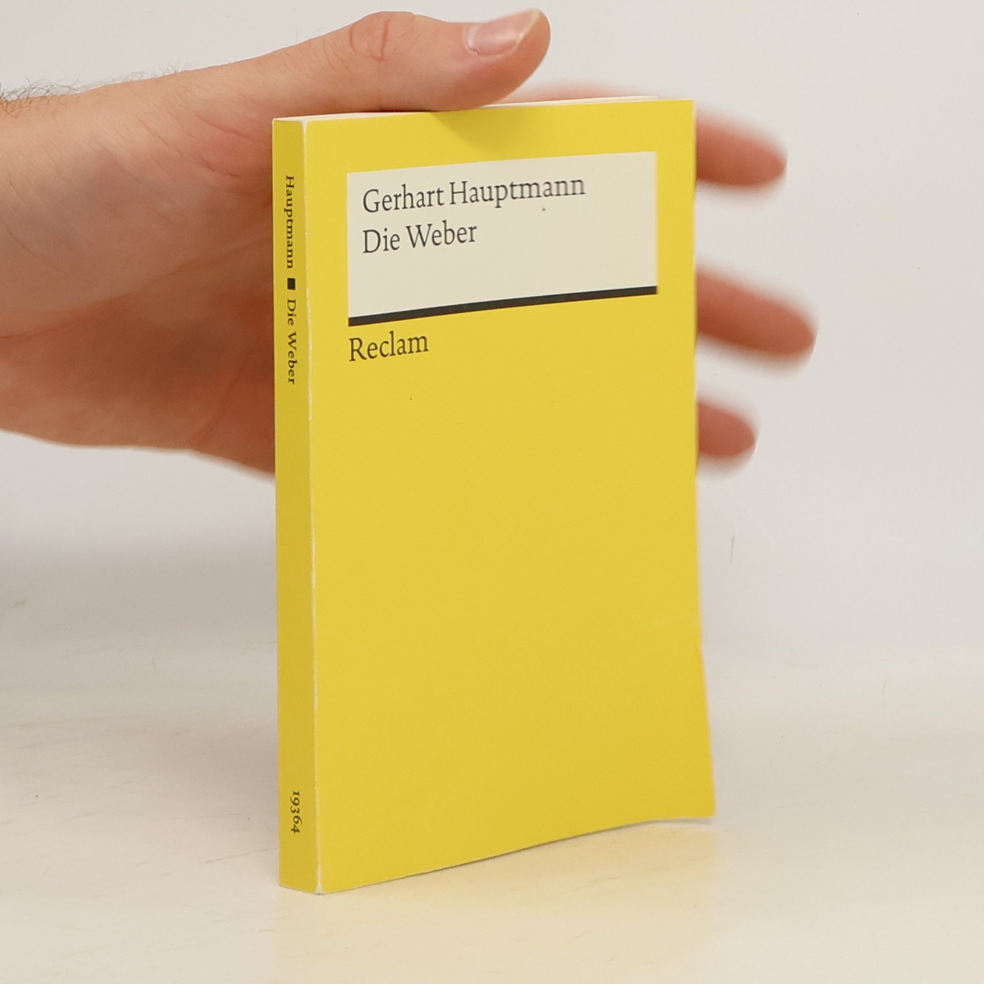 Gerhart Hauptmann Die Weber