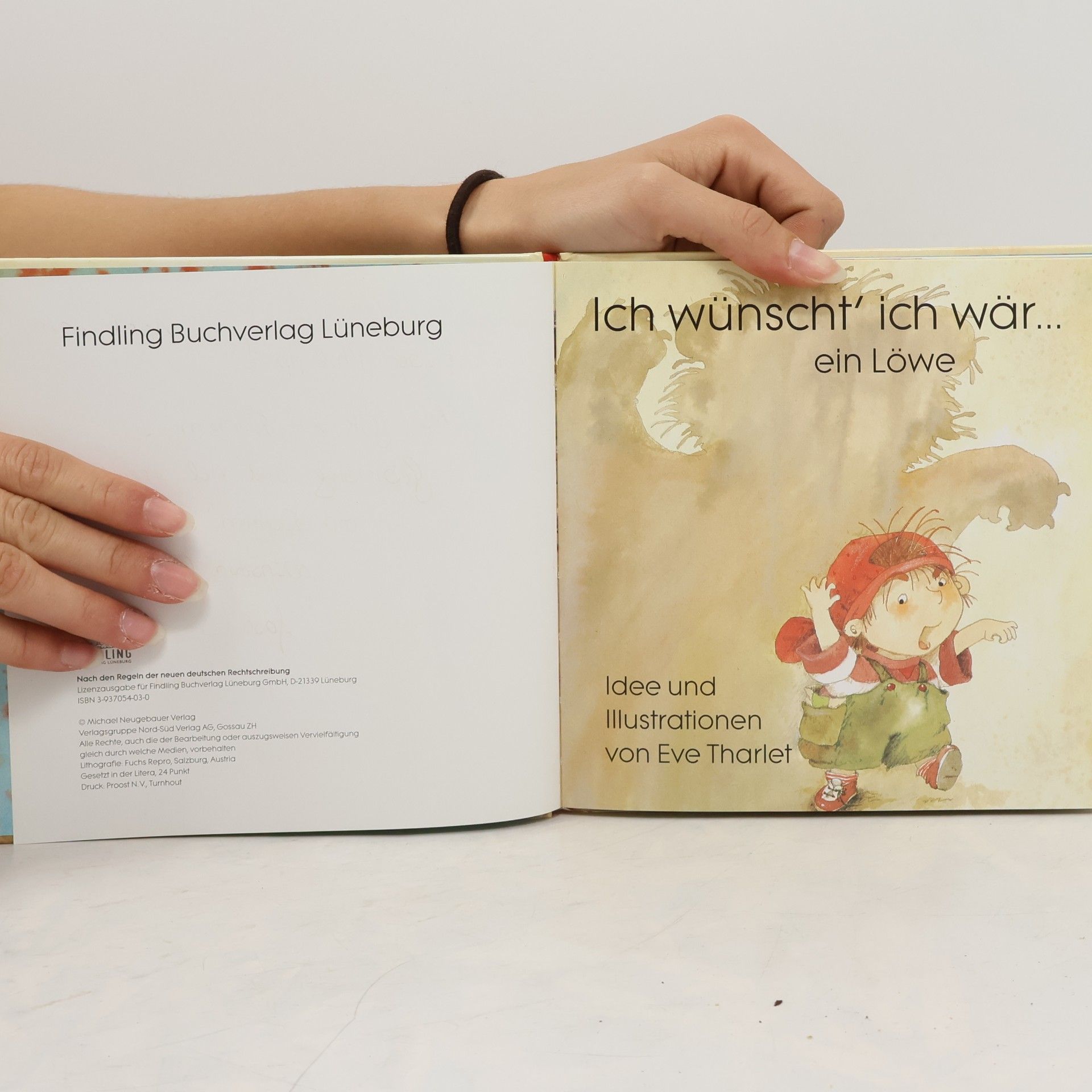 Eve Tharlet Ich wünscht' ich wär ... ein Löwe. Sonderausgabe.