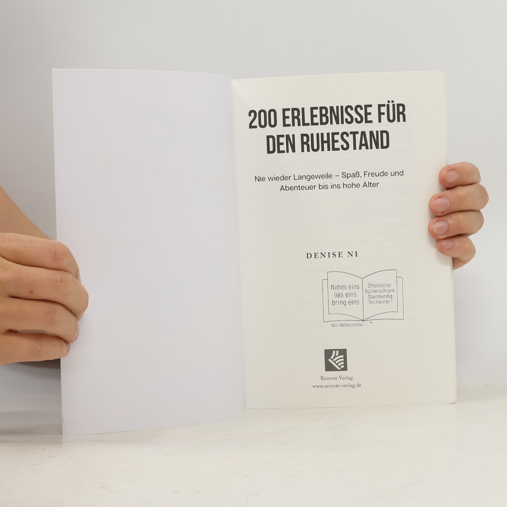 Denise Ryan 200 Erlebnisse für den Ruhestand