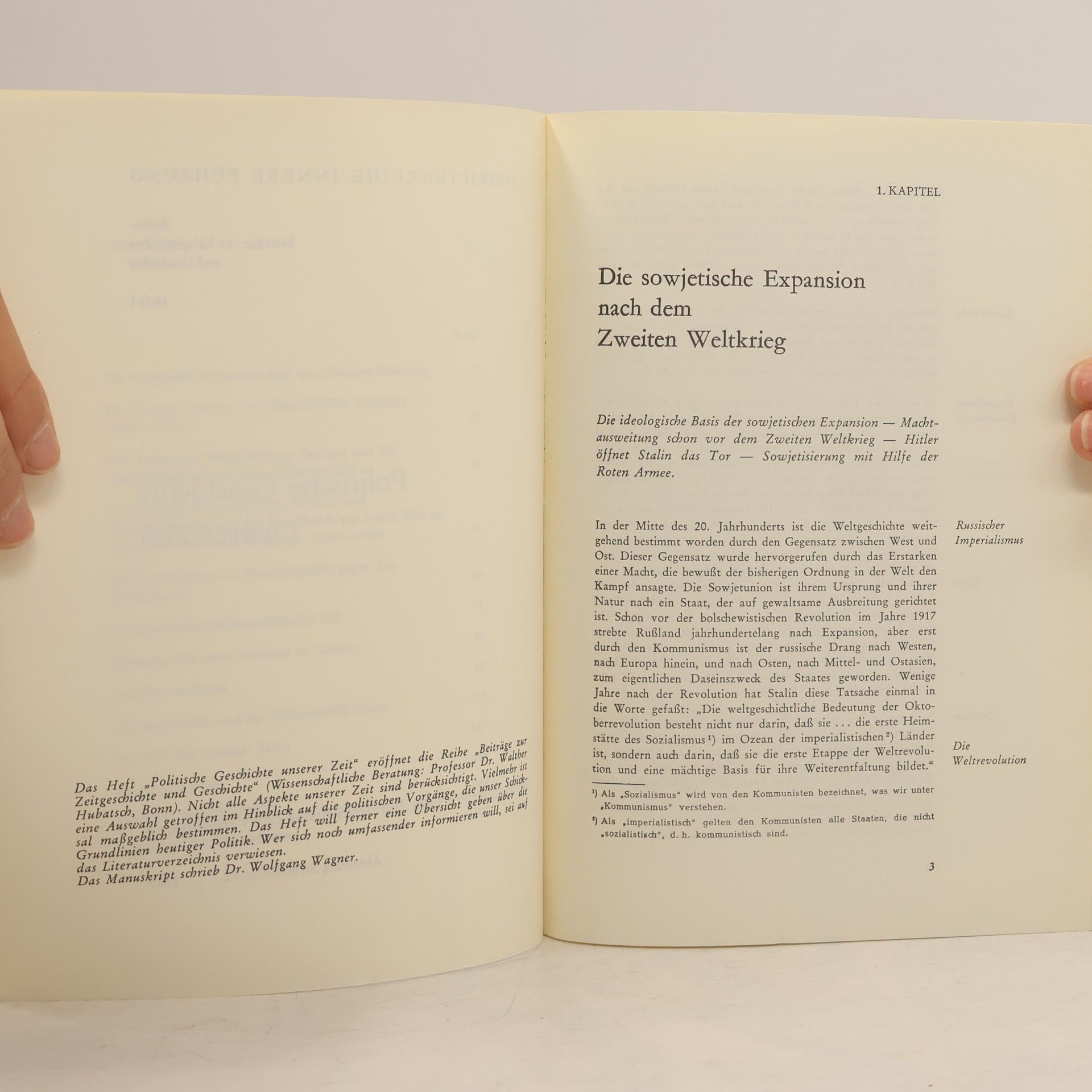 Wolfgang Wagner Politische Geschichte Unserer Zeit