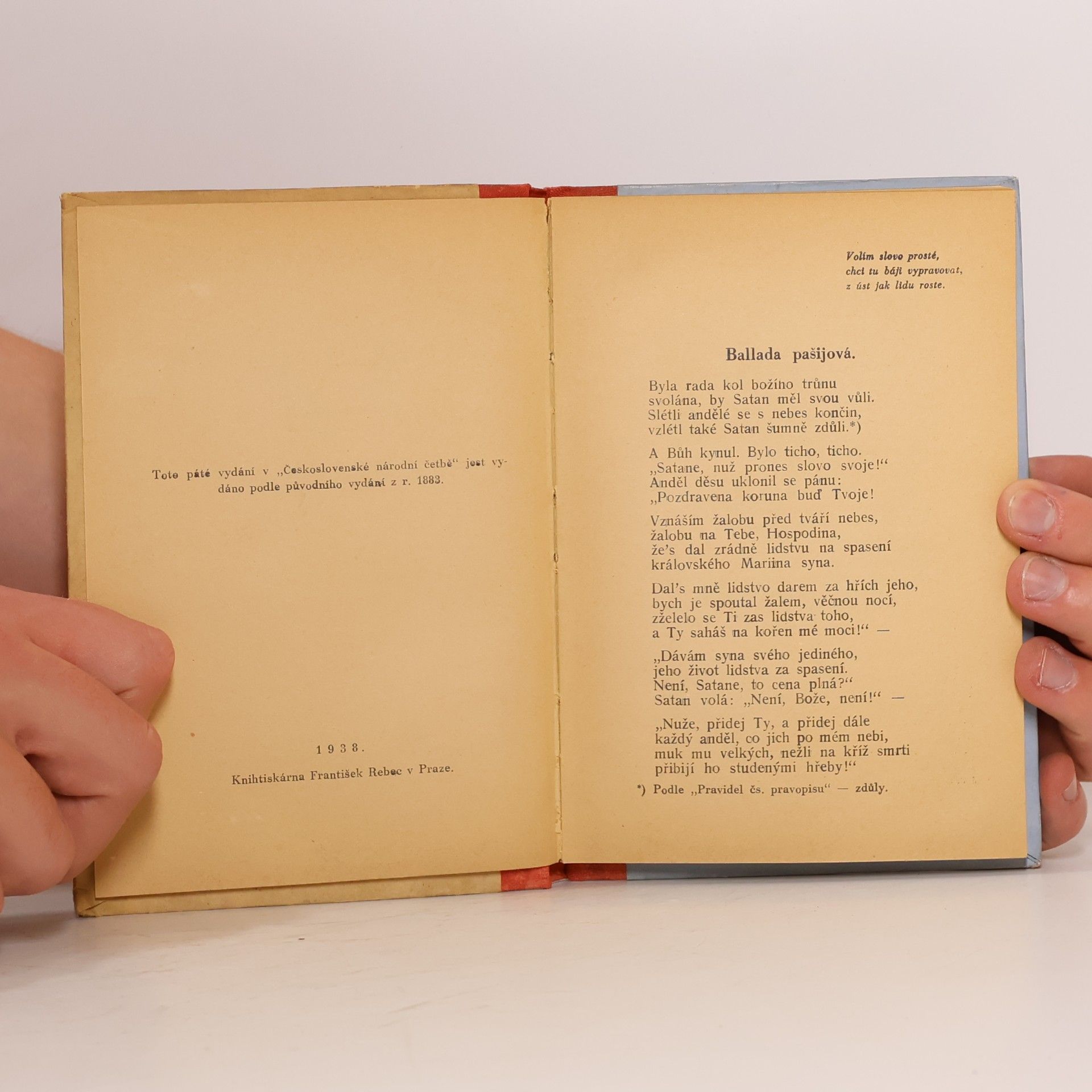 Jan Neruda Odkaz národů. Ballady a romance