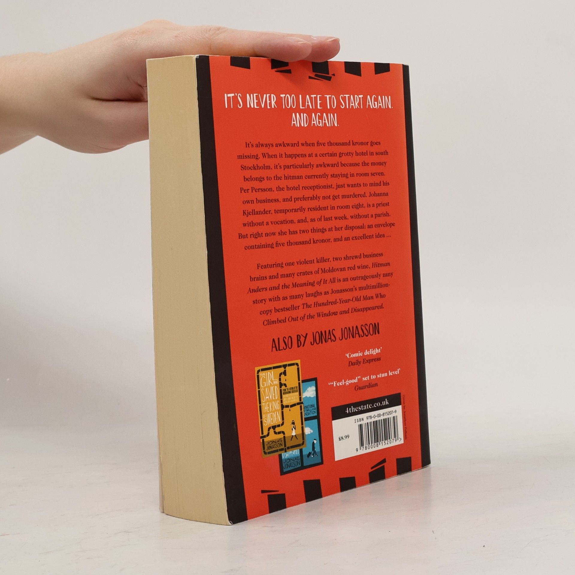 Jonas Jonasson Hitman Anders and the meaning of it all