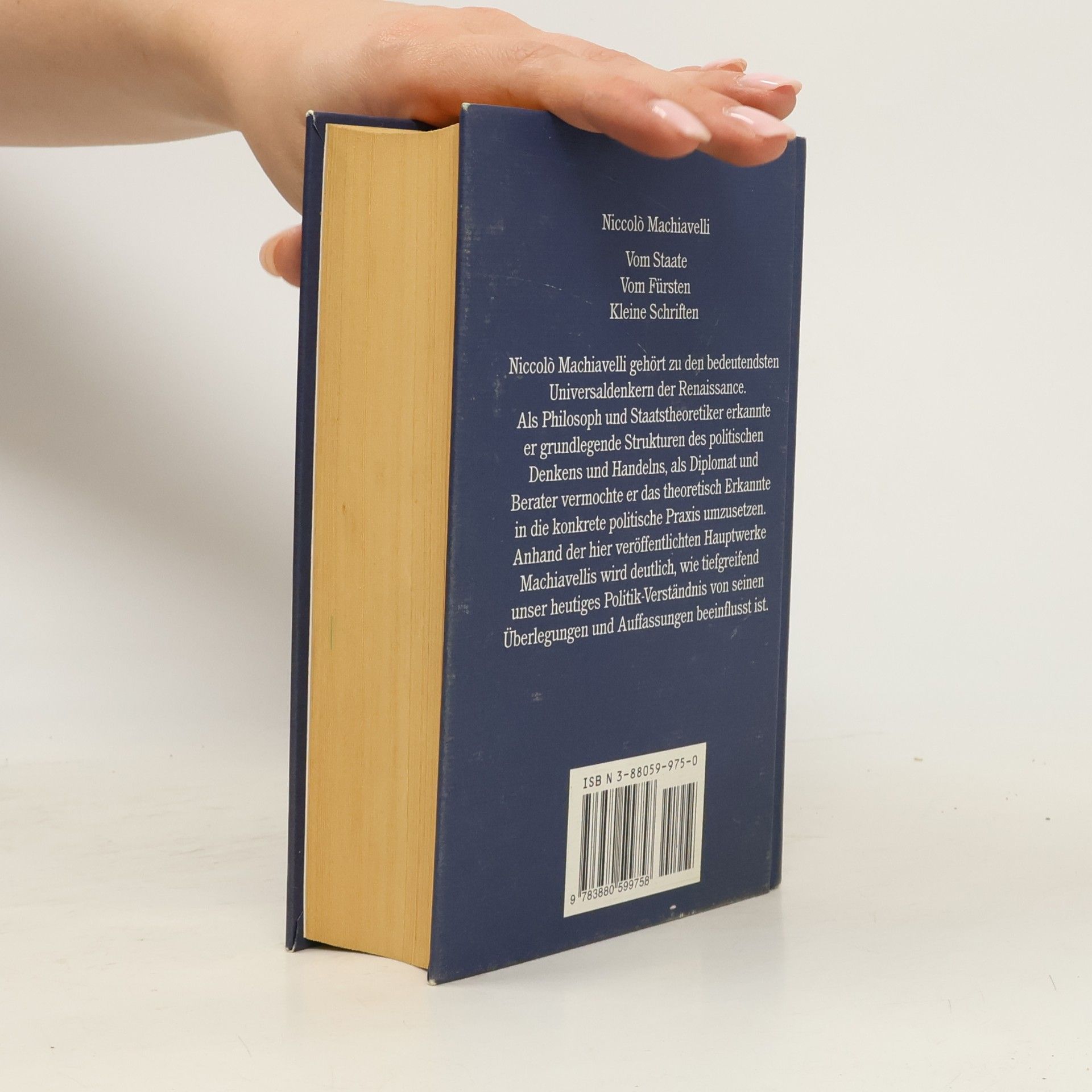 Niccolò Machiavelli Hauptwerke