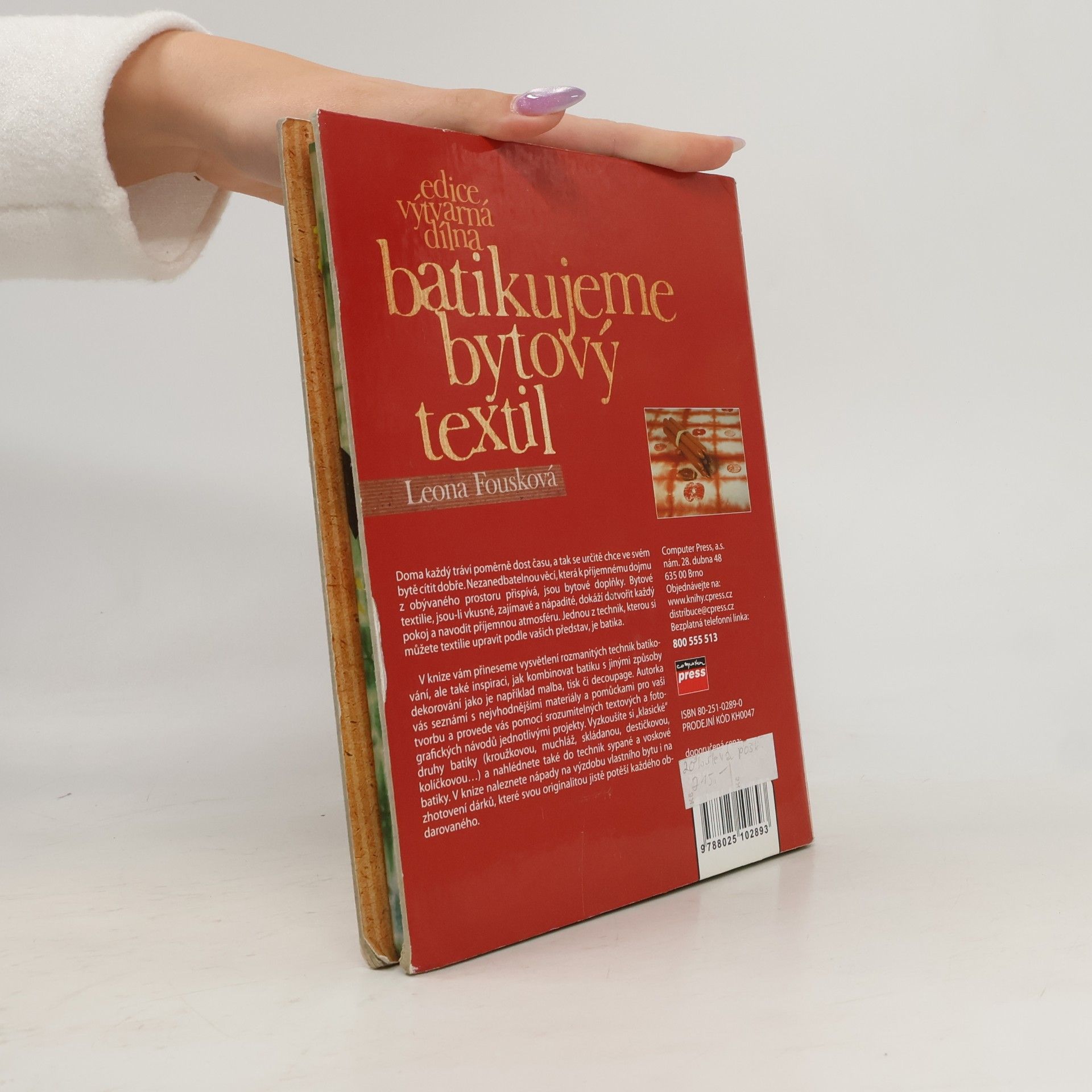 Leona Fousková Batikujeme bytový textil