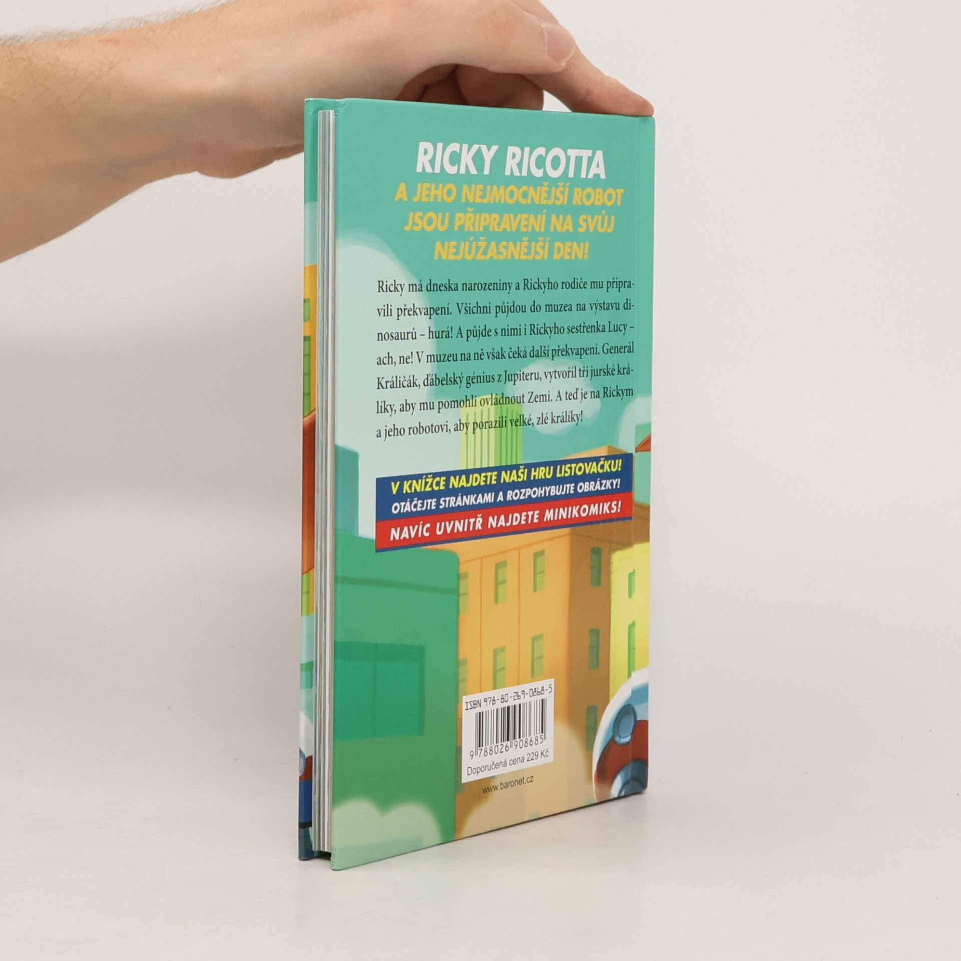 Dav Pilkey Nejmocnější robot Rickyho Ricotty vs. jurští králíci z Jupiteru