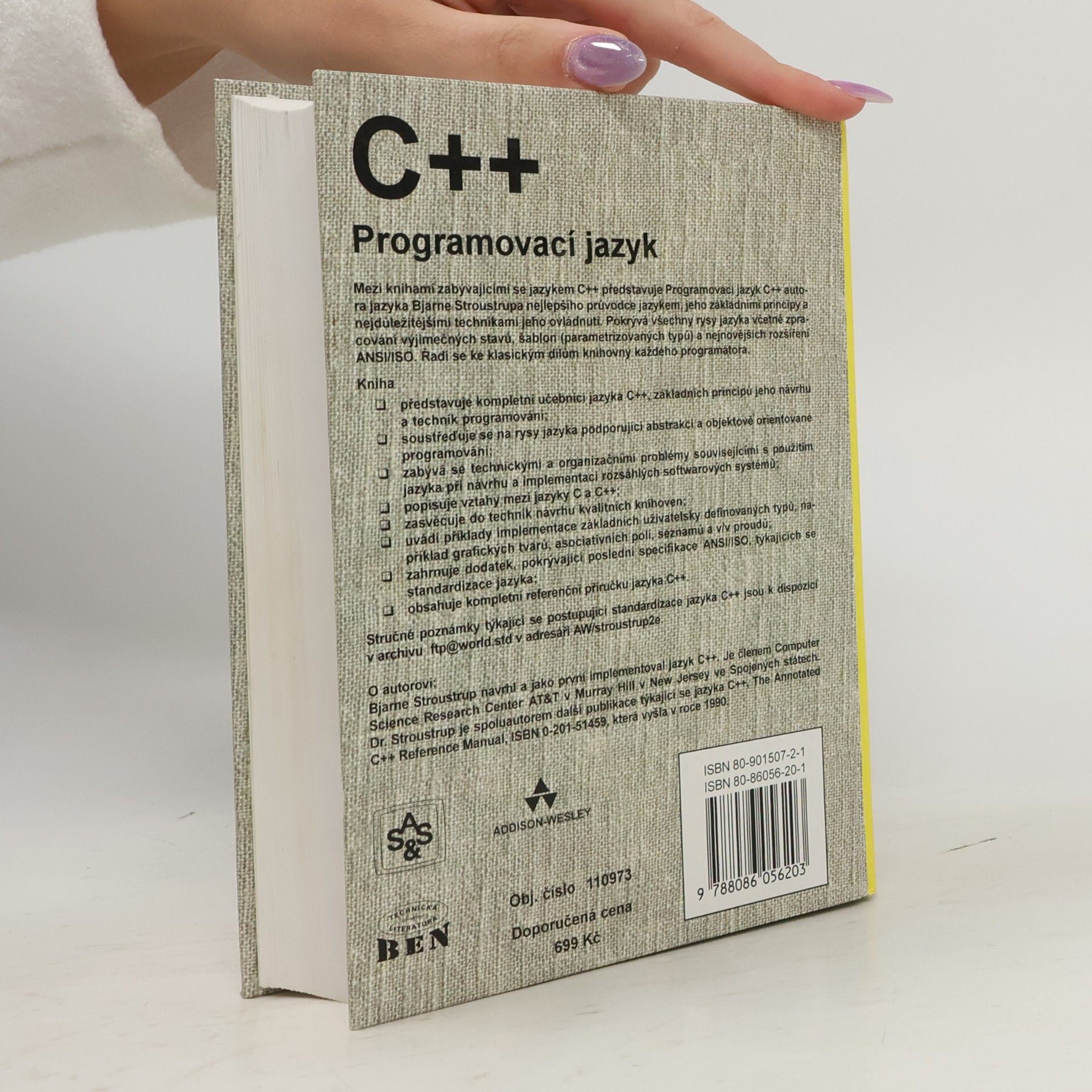 Bjarne Stroustrup C++ programovací jazyk