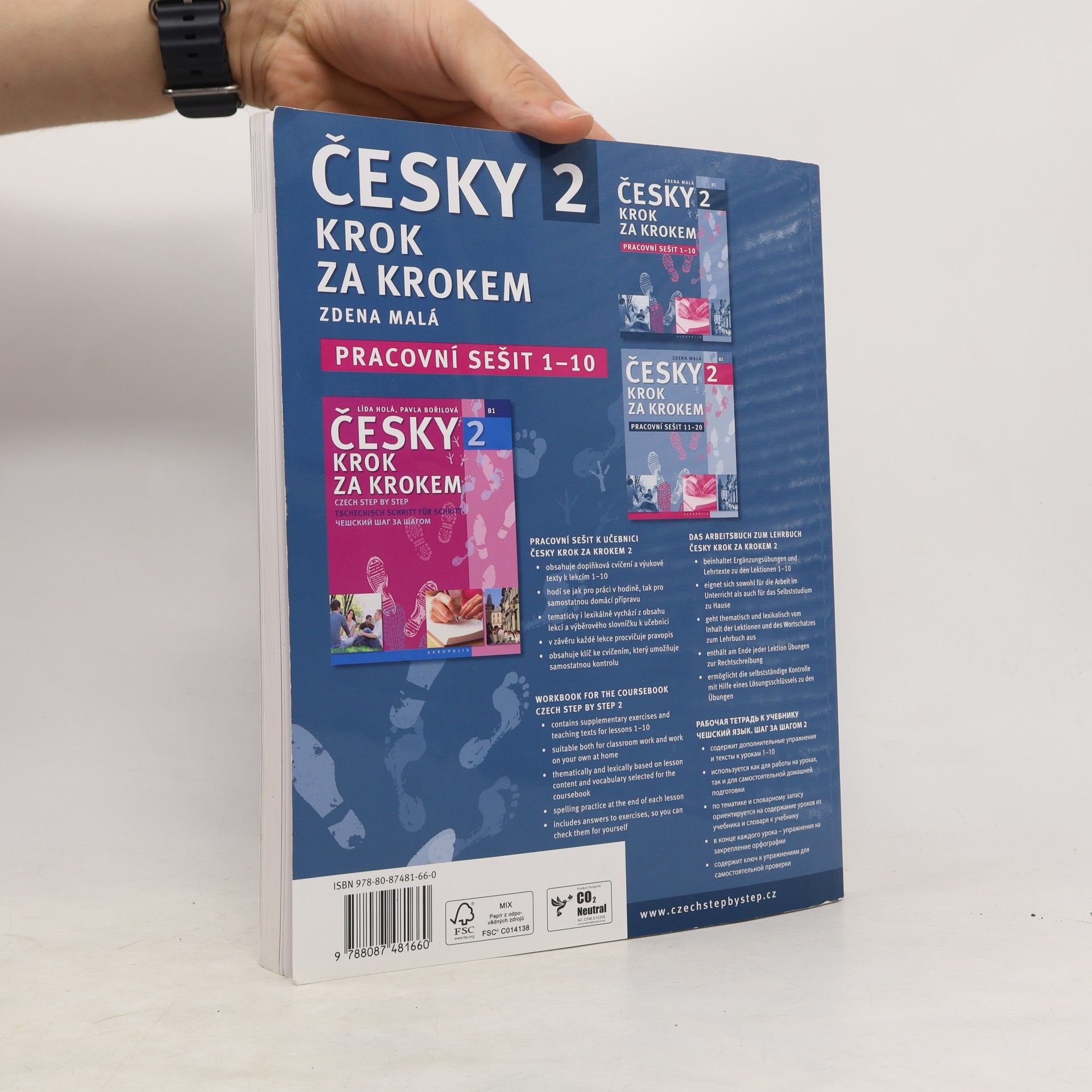 Zdena Malá Česky krok za krokem 2. B1. Pracovní sešit 1-10