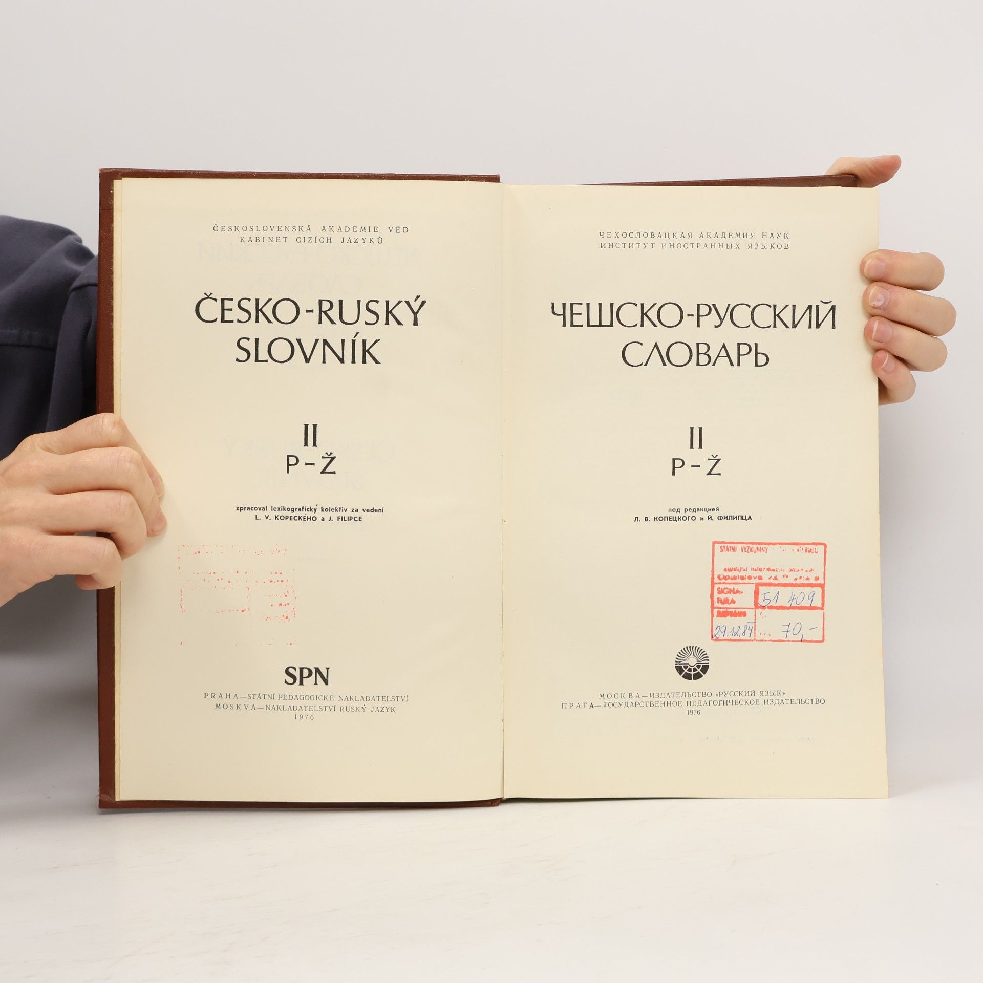 Autorenkollektiv Česko-ruský slovník 2. P-Z