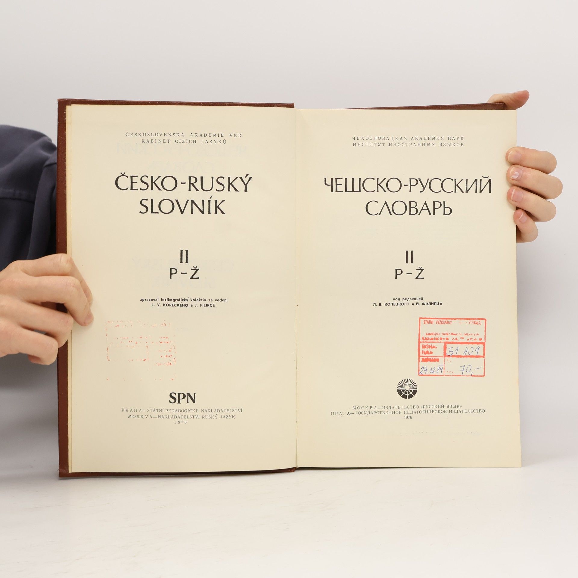 Autorenkollektiv Česko-ruský slovník 2. P-Z