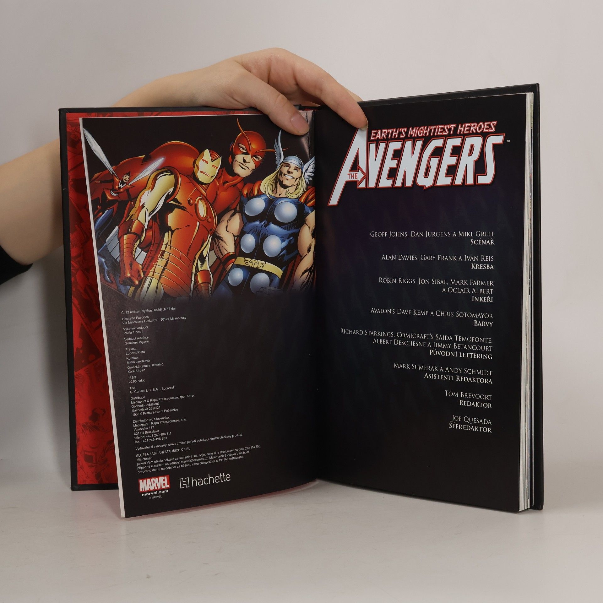 Geoff Johns Ultimátní komiksový komplet 28. Avengers. Na ostří nože