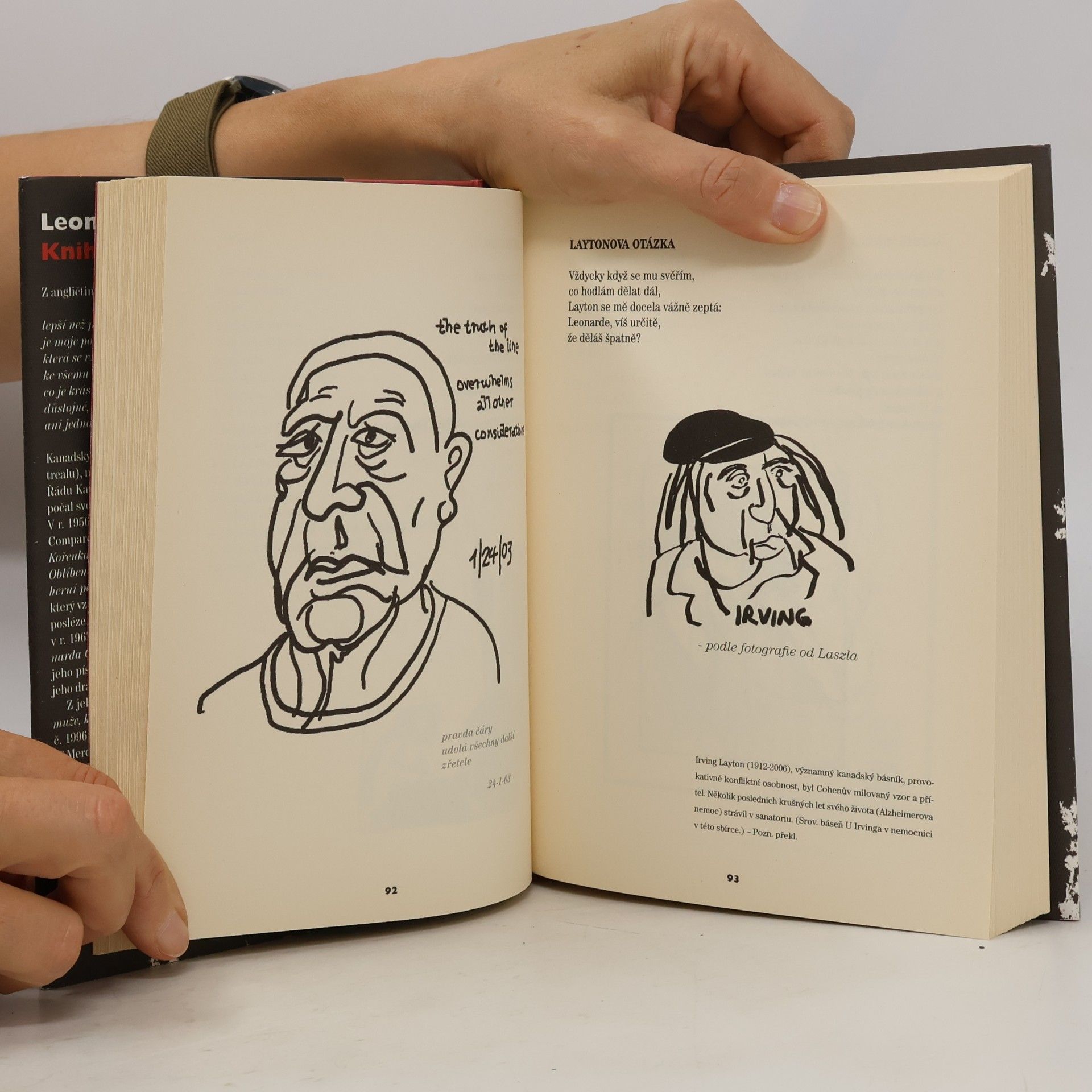 Leonard Cohen Kniha toužení