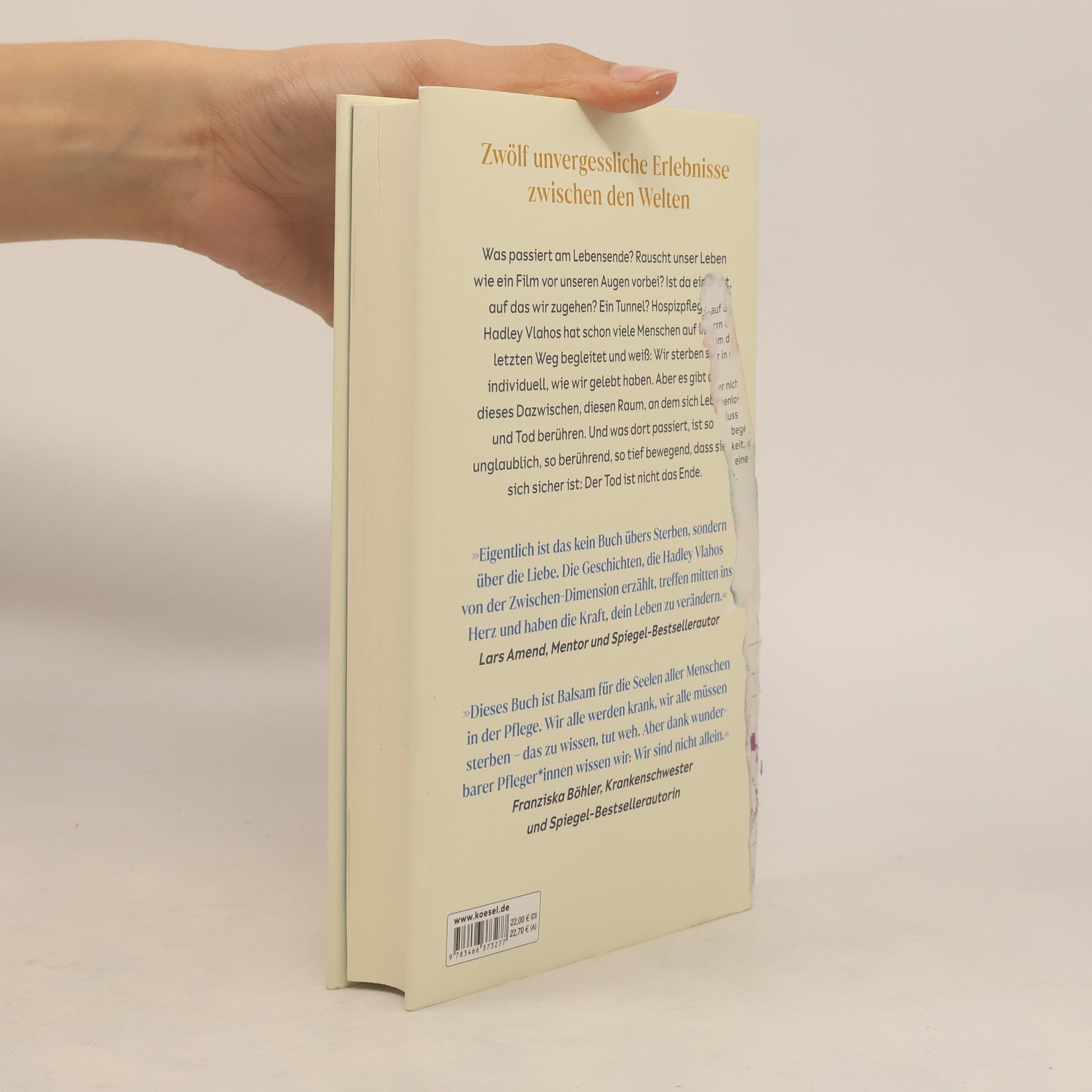 Hadley Vlahos Zwischen den Welten. Was ich als Hospizschwester über die Grenze zwischen Leben und Tod gelernt habe. Zwölf unvergessliche Erlebnisse - Der New-York-Times-Bestseller von @nursehadley