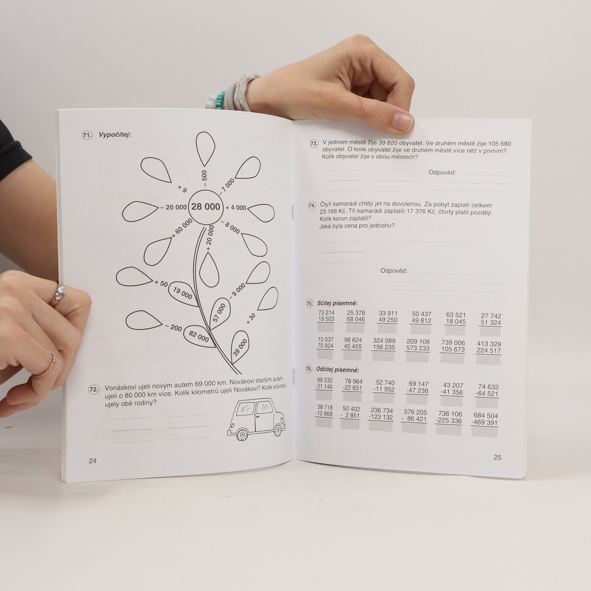 Vlasta Blumentrittová Matematika pro čtvrťáky : procvičování příkladů ve 4. ročníku ZŠ