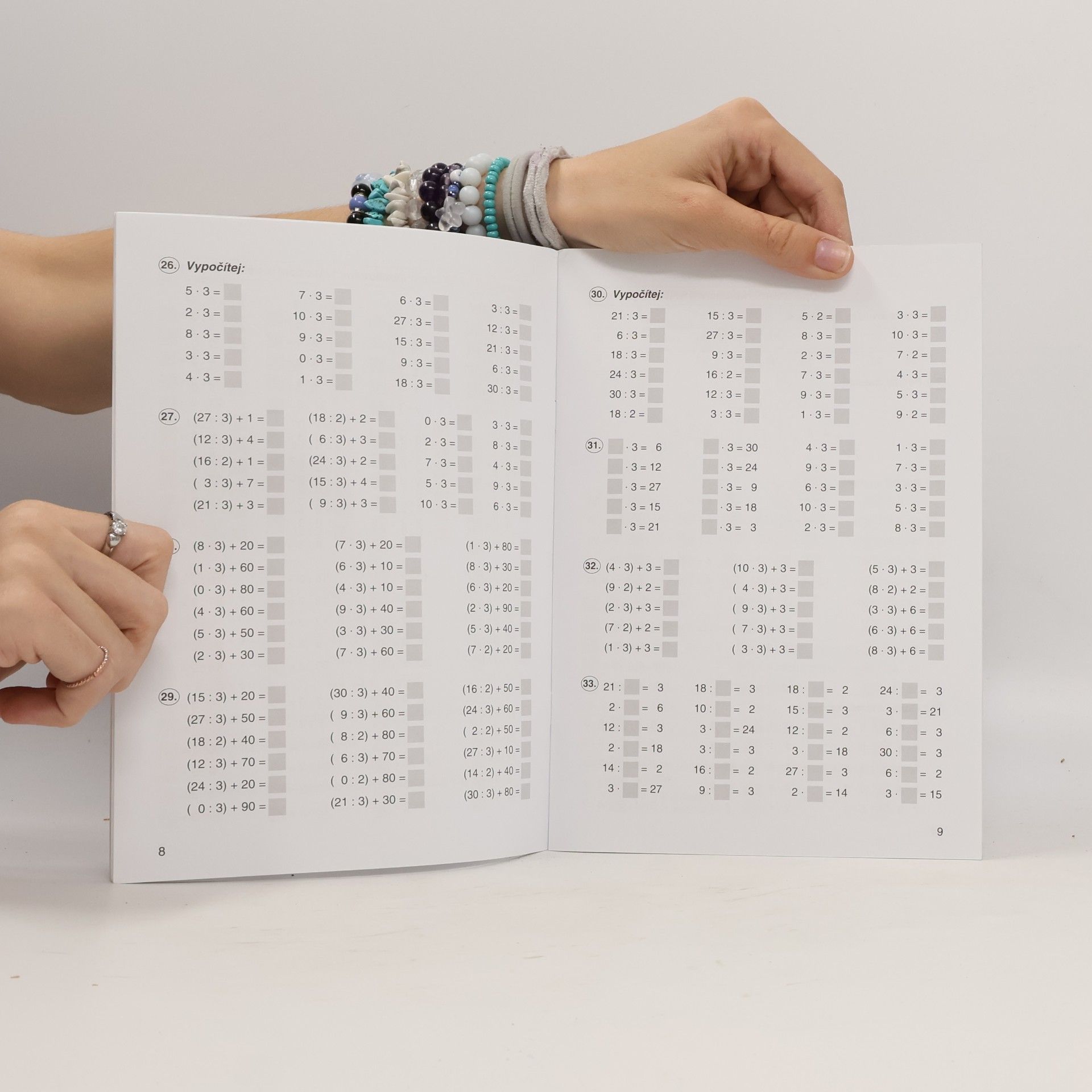 Vlasta Blumentrittová Matematika pro třeťáky: procvičování příkladů ve 3. ročníku ZŠ