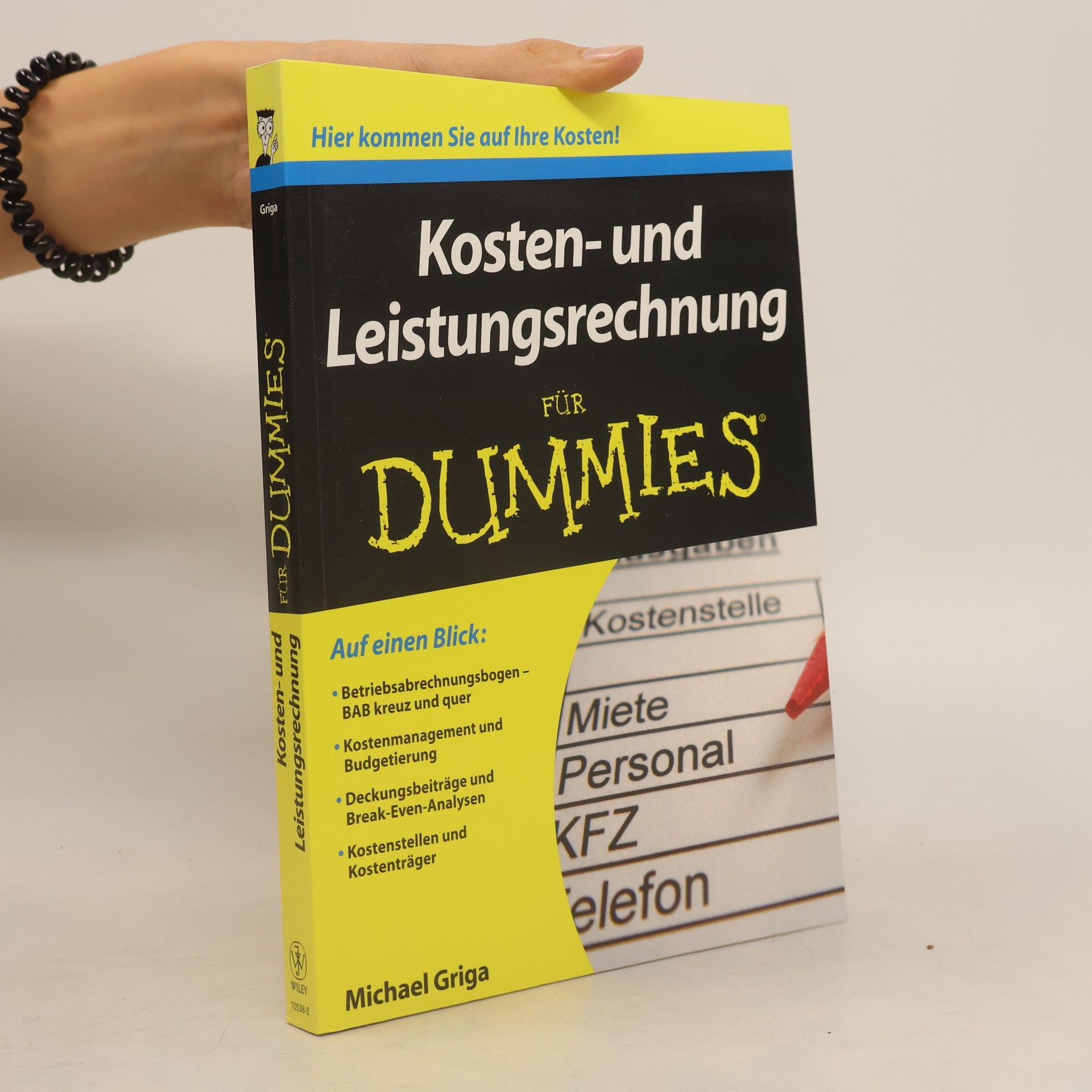 Michael Griga Kosten- und Leistungsrechnung für Dummies