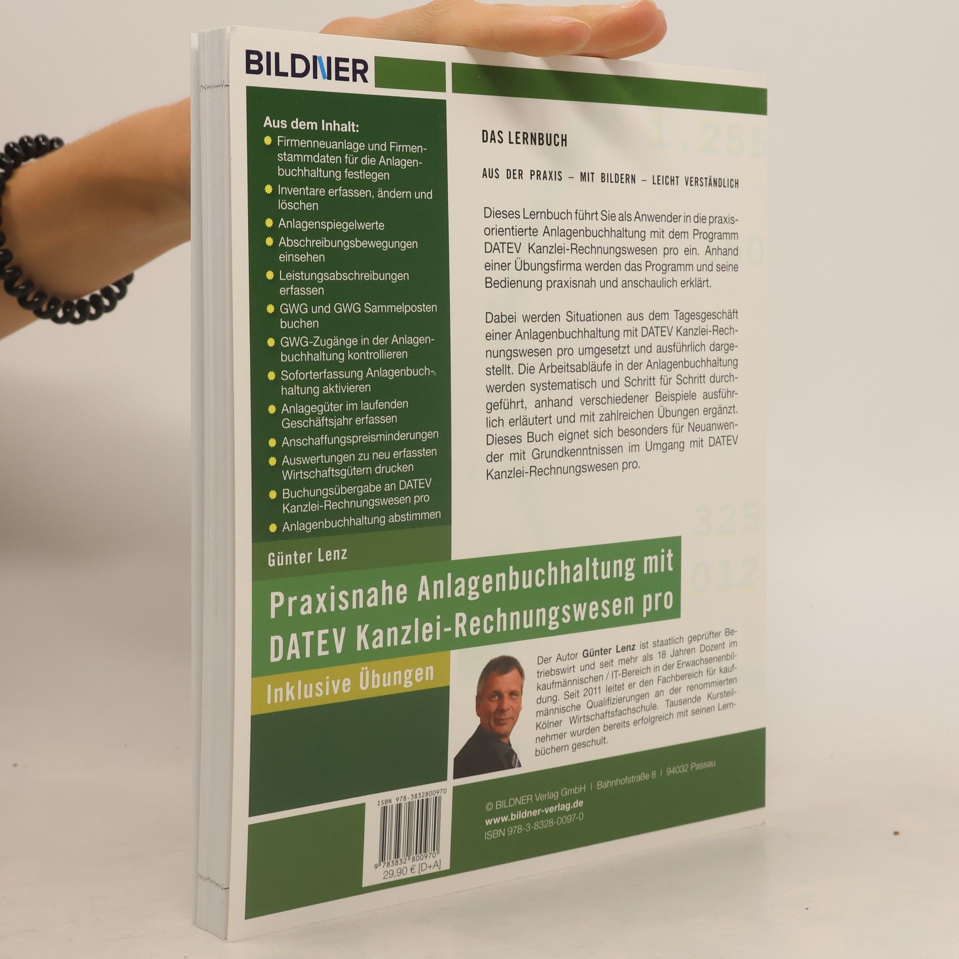 Günter Lenz Praxisnahe Anlagenbuchhaltung mit DATEV Kanzlei-Rechnungswesen Version 2014
