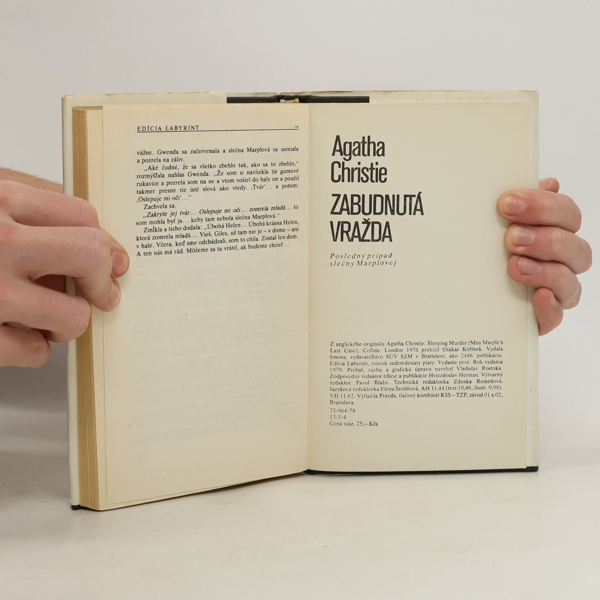 Agatha Christie Zabudnutá vražda