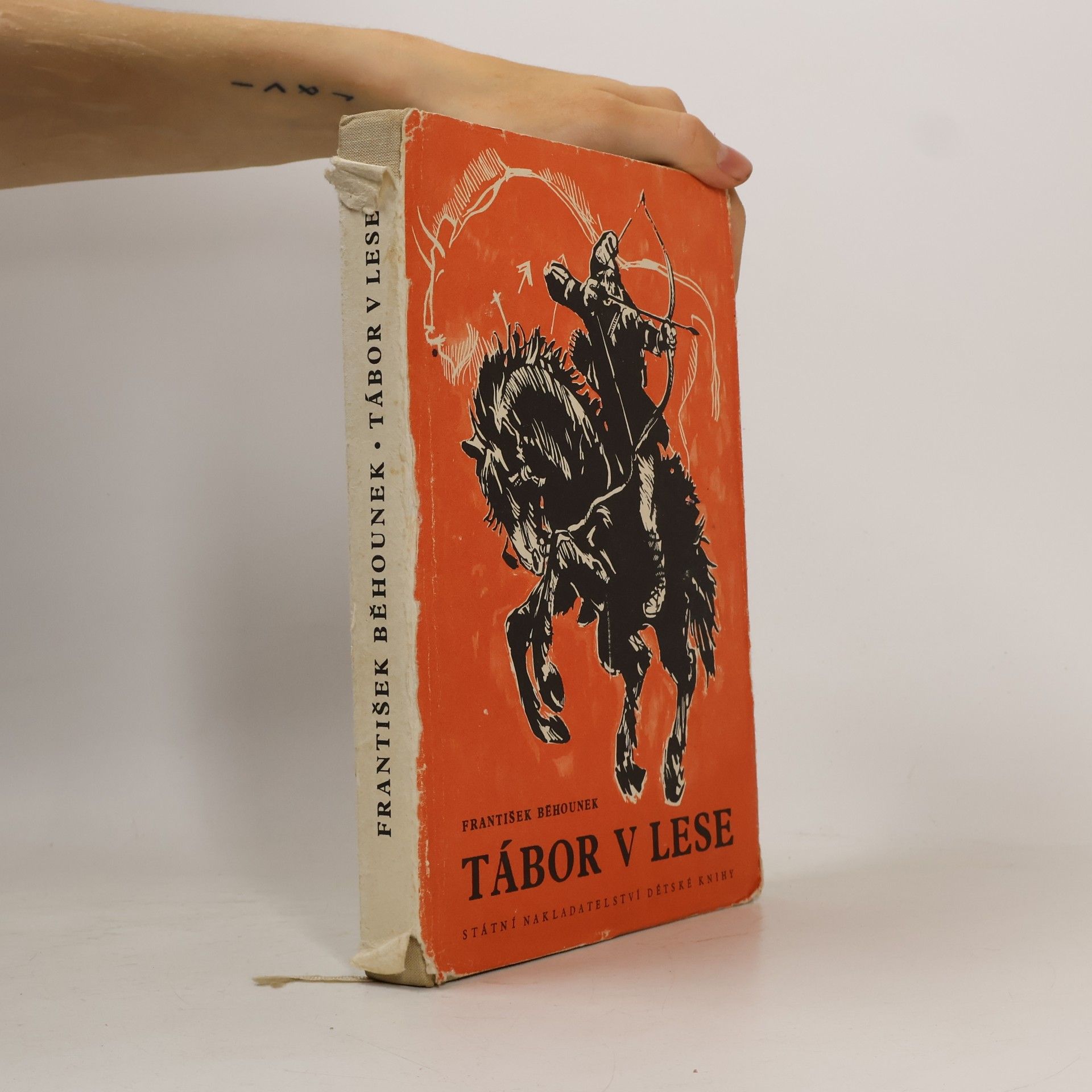 František Běhounek Tábor v lese