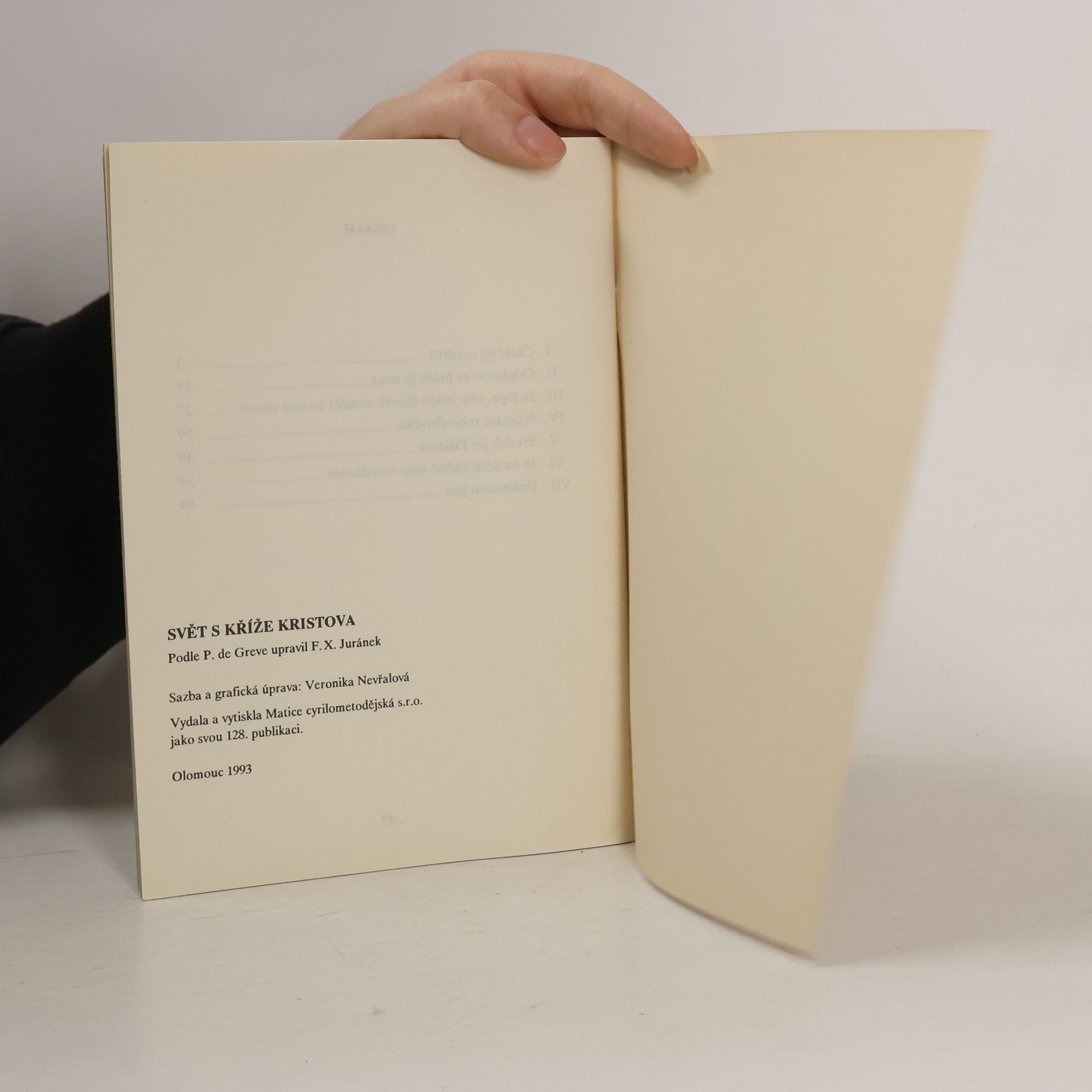 Various authors Svět s kříže Kristova