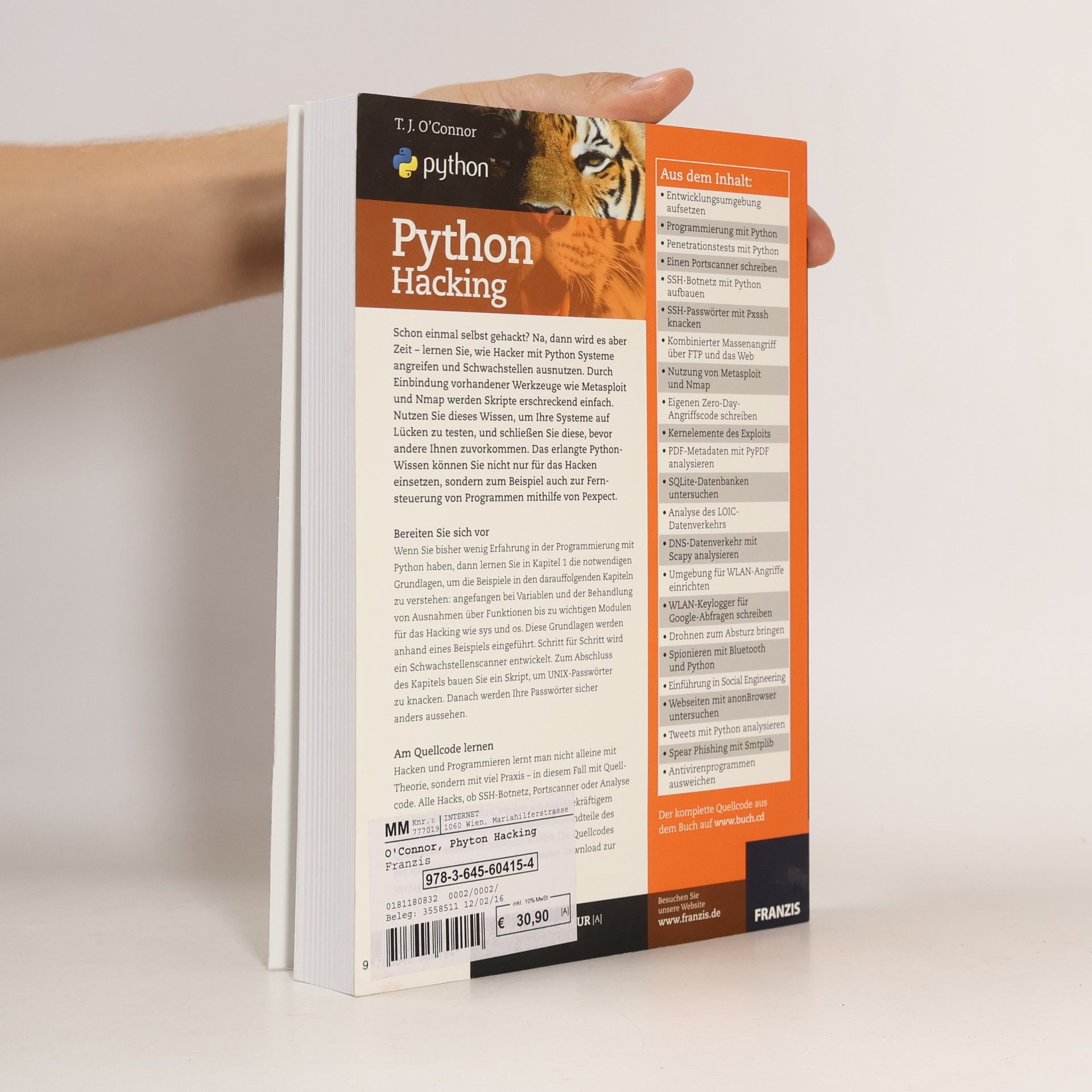 T.J. O’Connor Python hacking