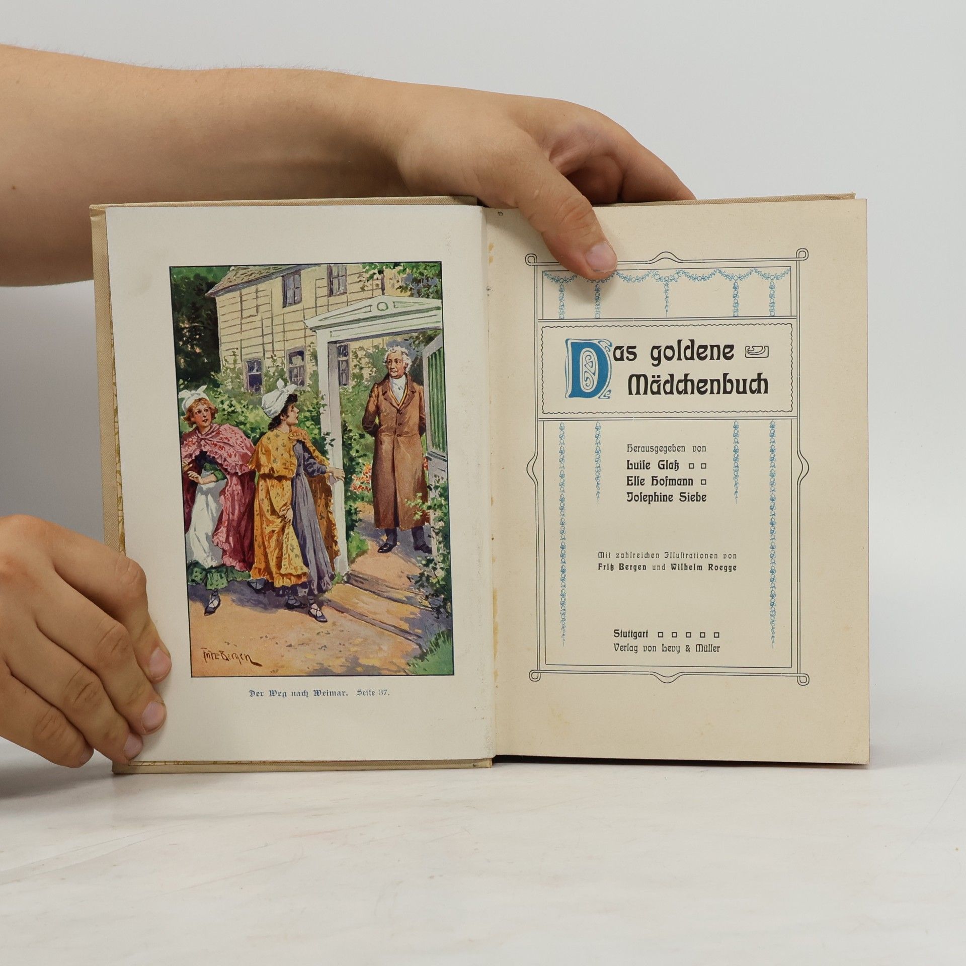 Friß Bergen Das goldene Mädchenbuch