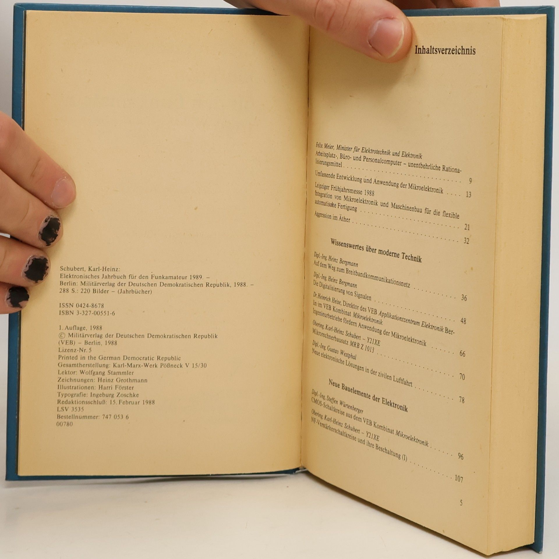 Karl-Heinz Schubert Elektronisches Jahrbuch für den Funkamateur 1989