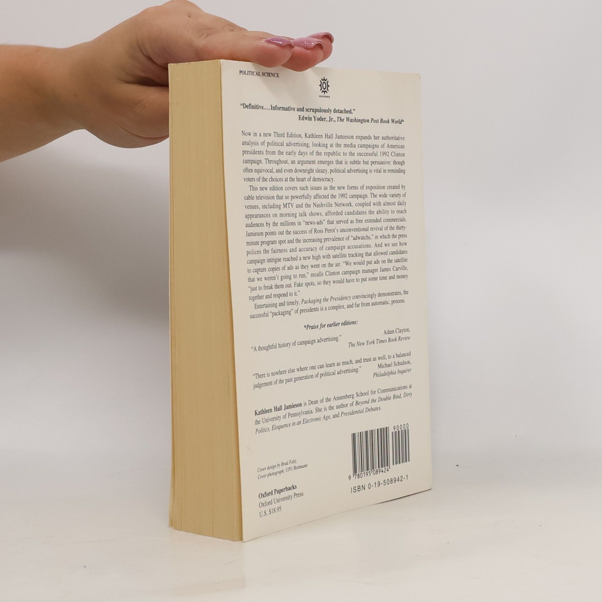 Kathleen Hall Jamieson Packaging the Presidency