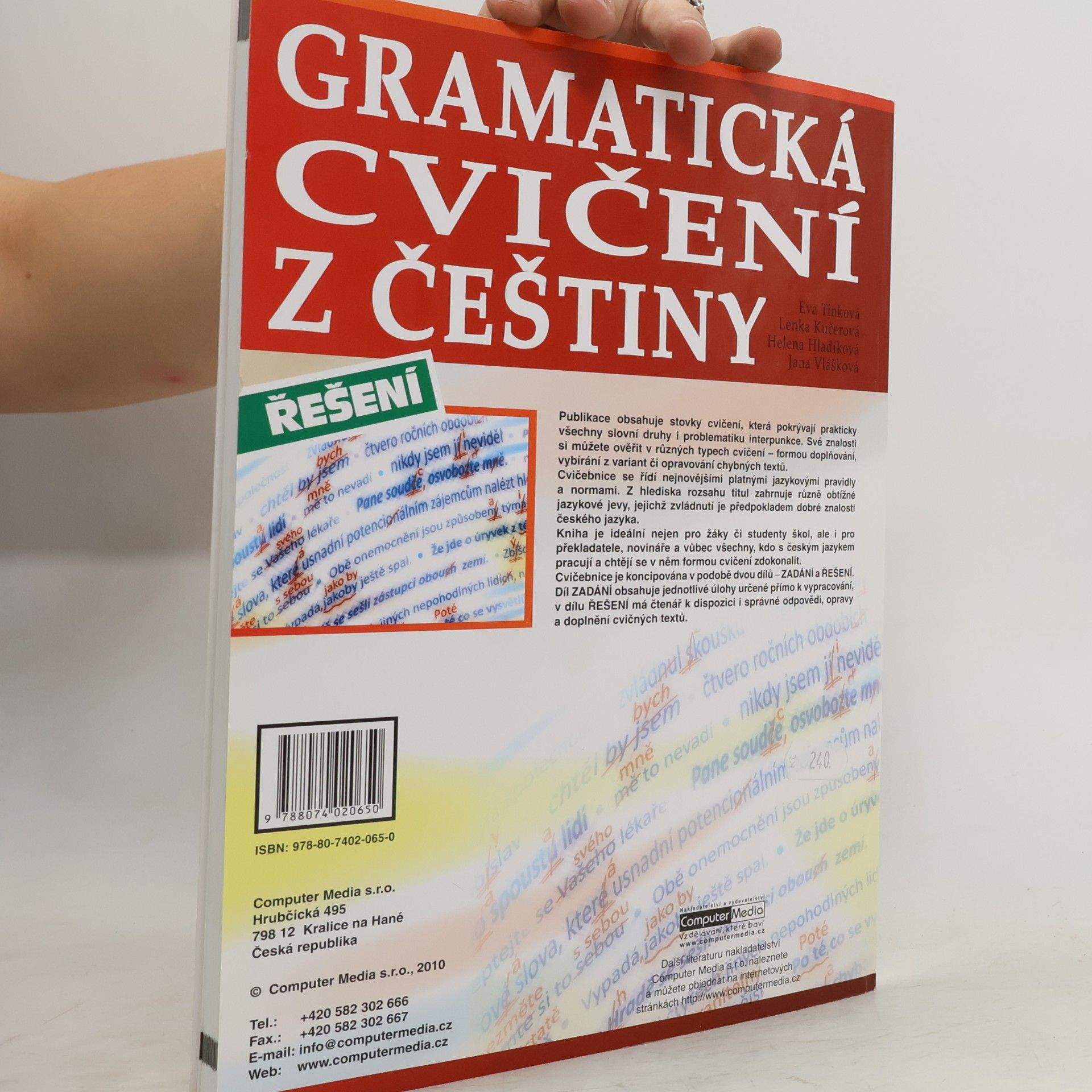 Eva Tinková Gramatická cvičení z češtiny - řešení