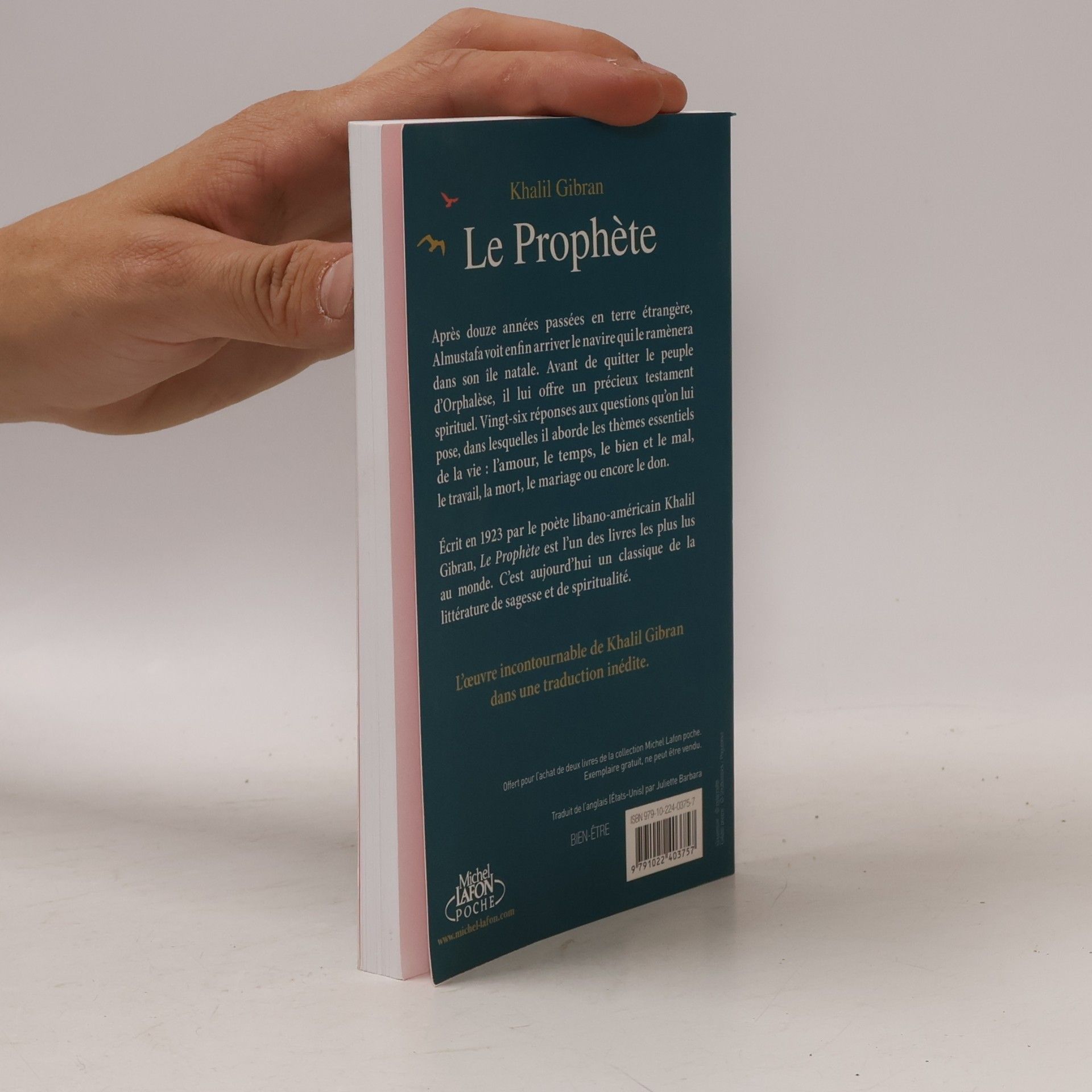 H̱alīl Ǧibrān Le Prophète