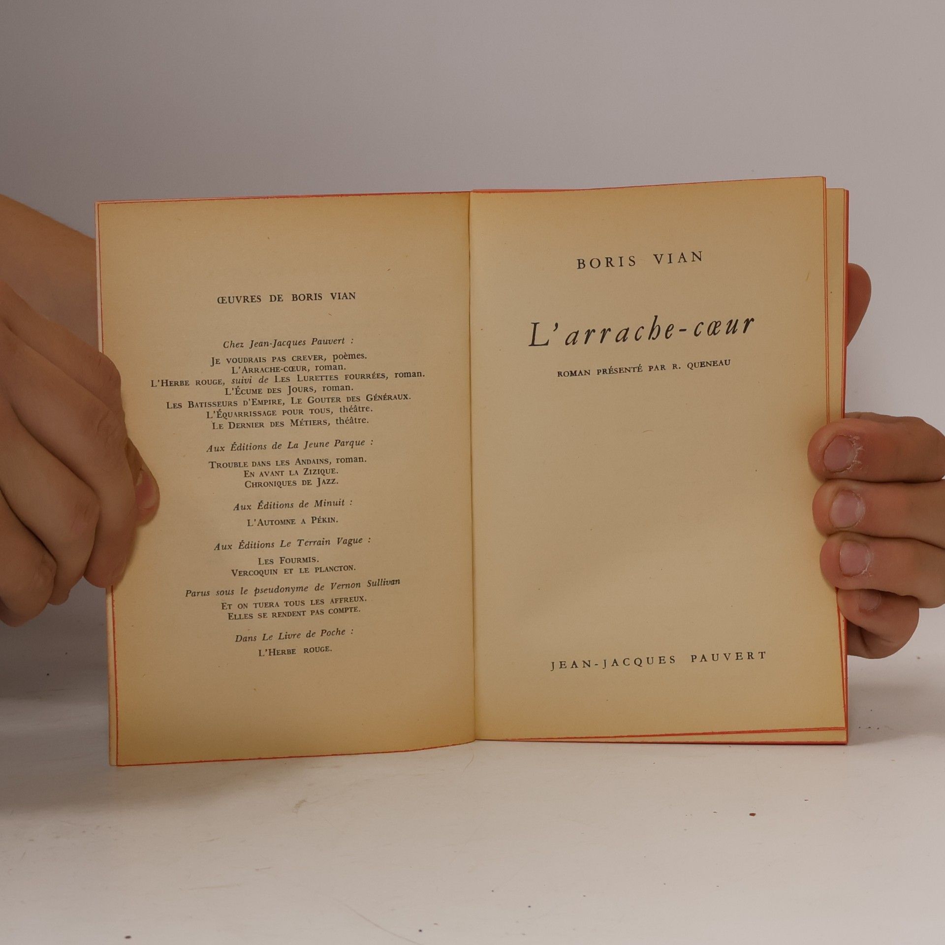 Boris Vian L'Arrache-Cœur