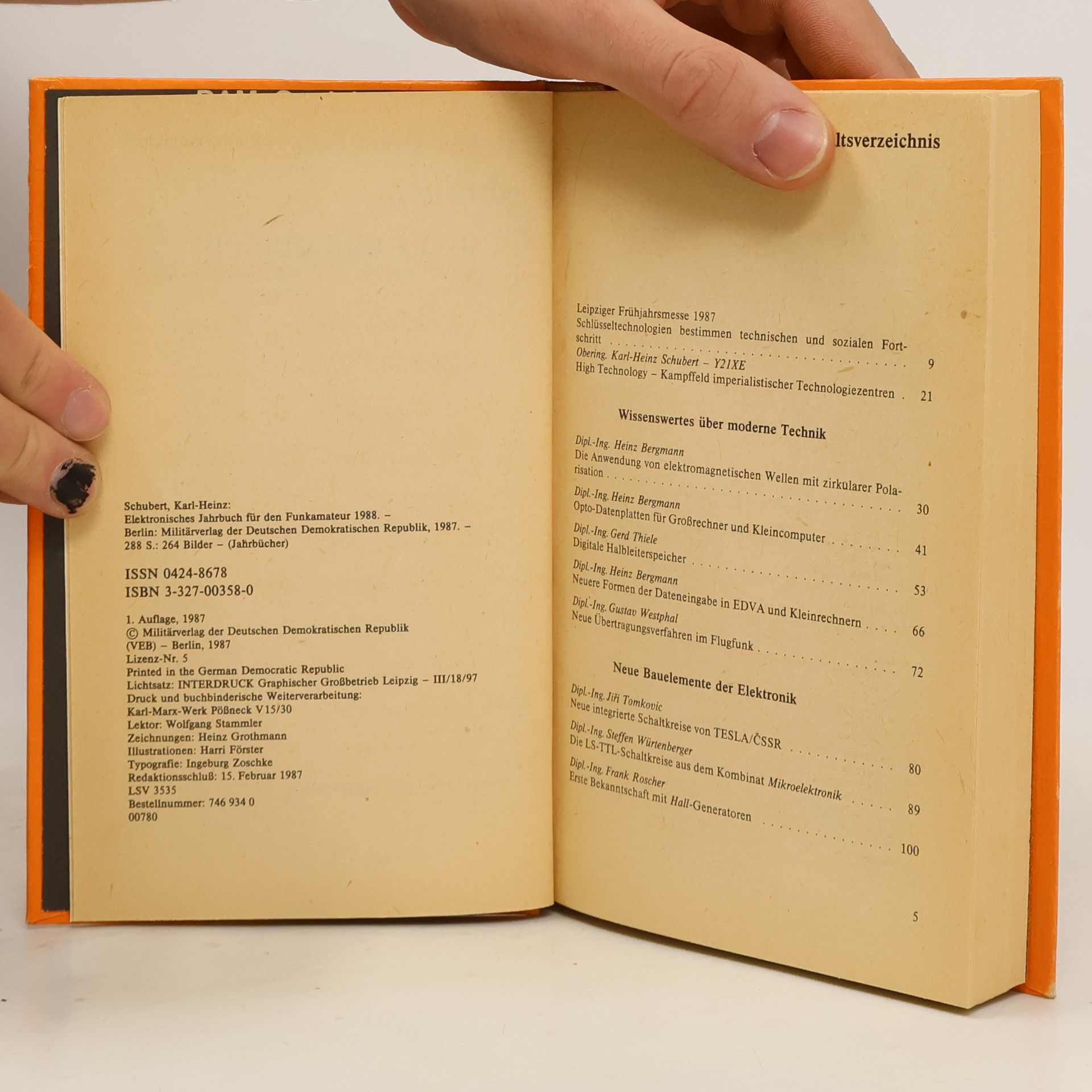 Karl-Heinz Schubert Elektronisches Jahrbuch für den Funkamateur 1988