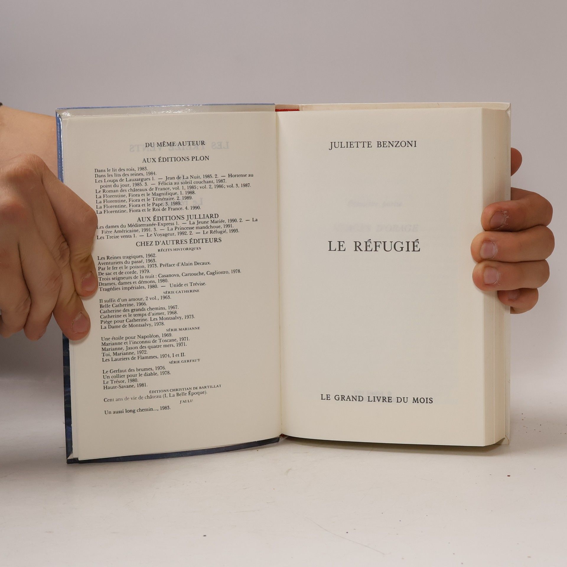 Juliette Benzoni Les Treize vents - 2: Le réfugié